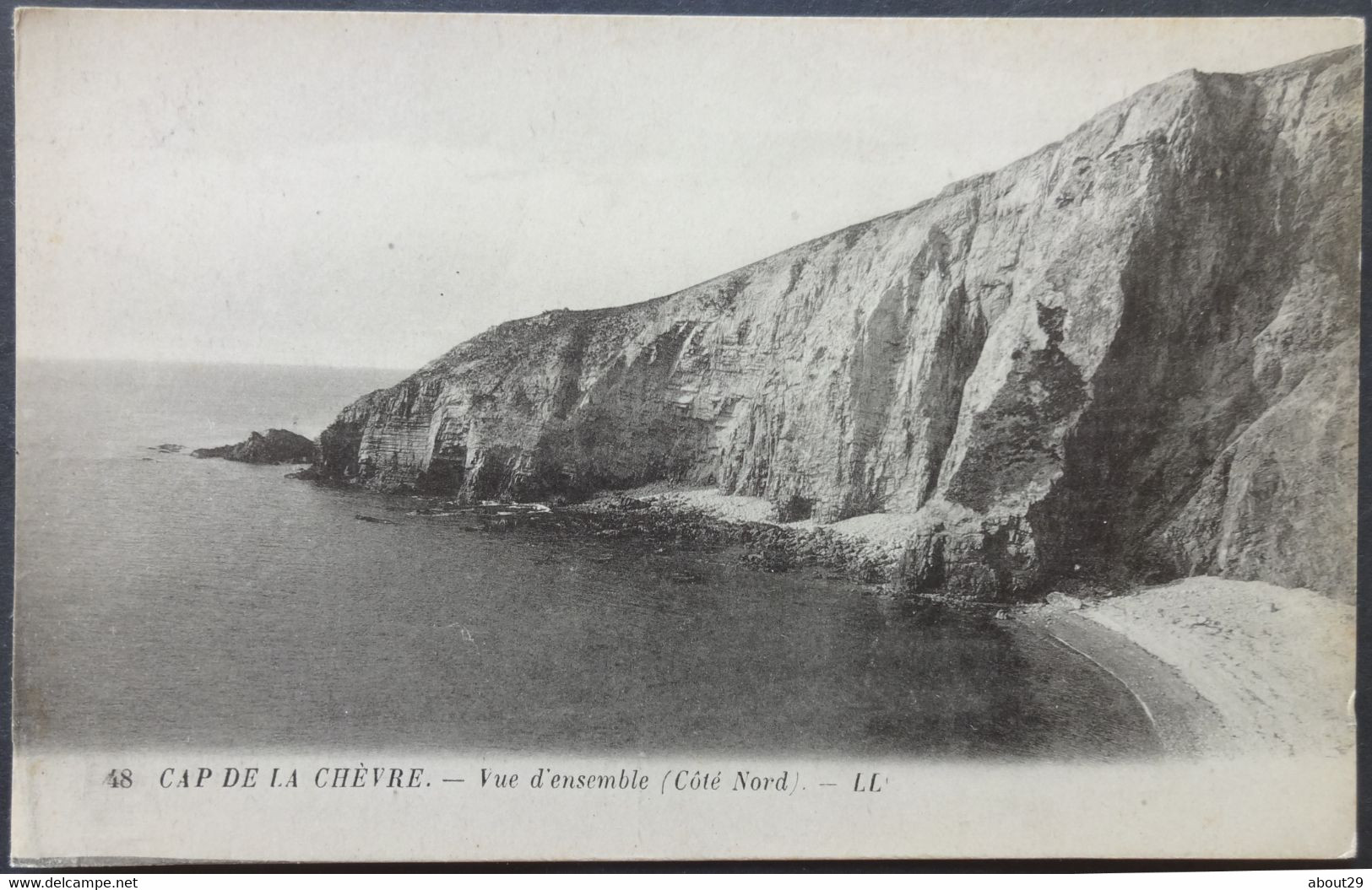 CPA 29 CROZON CAP DE LA CHEVRE - Vue D'ensemble (côté Nord) -  LL 48 - Réf. I 08 - Crozon