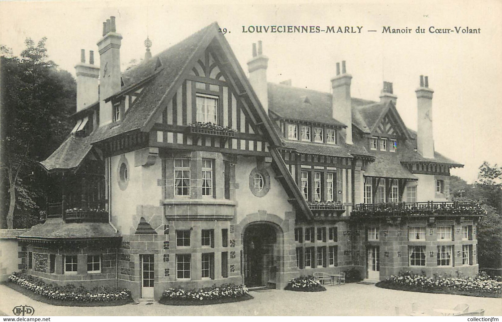 / CPA FRANCE 78 "Louveciennes Marly, Manoir Du Coeur Volant" - Louveciennes