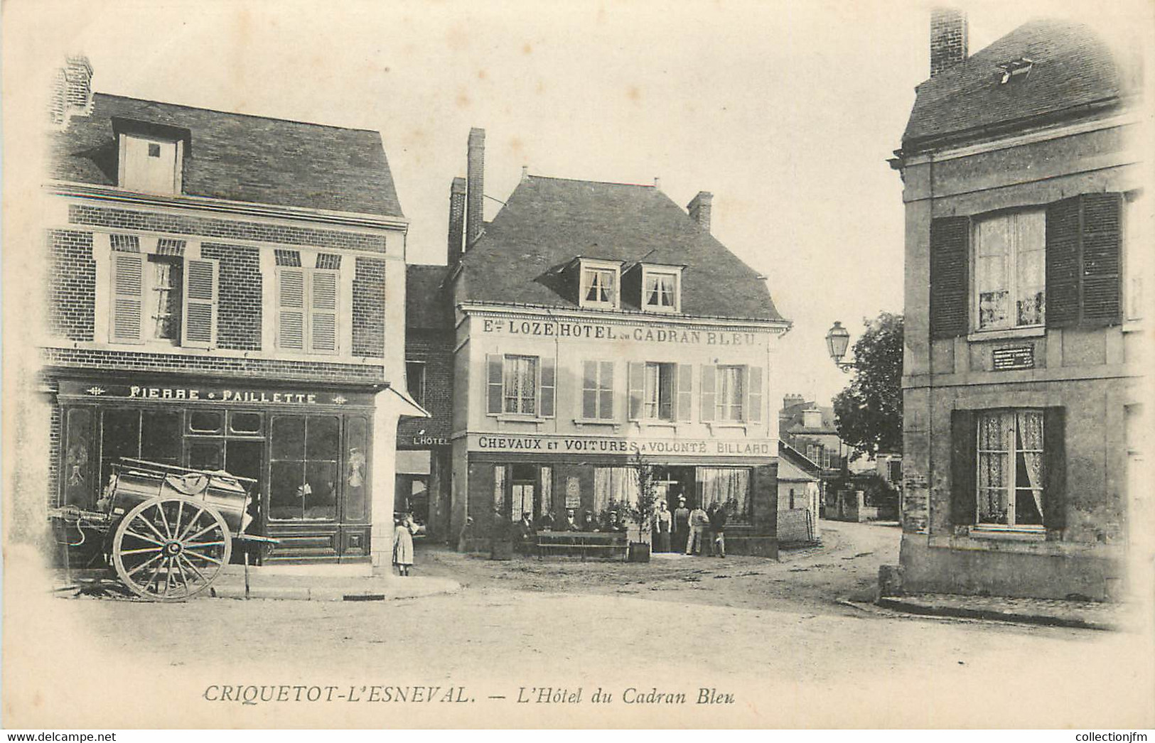 / CPA FRANCE 76 "Criquetot L'Esneval, L'hôtel Du Cadran Bleu" - Criquetot L'Esneval