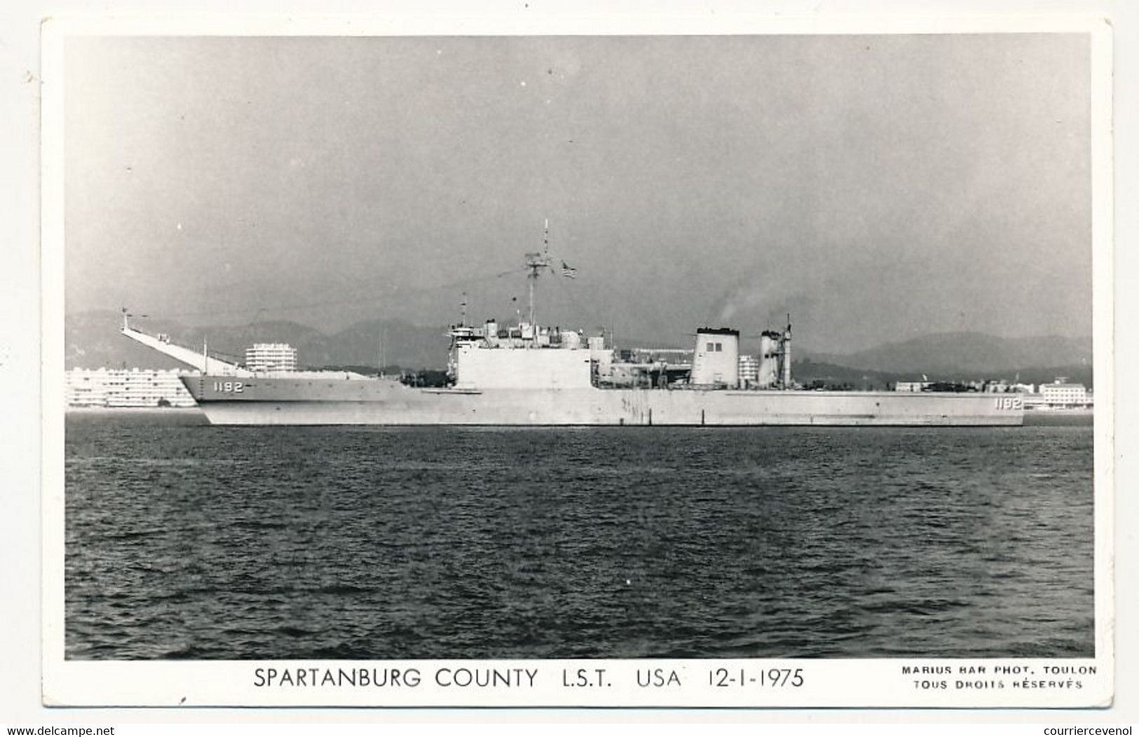 CPSM Photographique - SPARTANBURG County - L.S.T. US - 12/1/1975 - Guerre