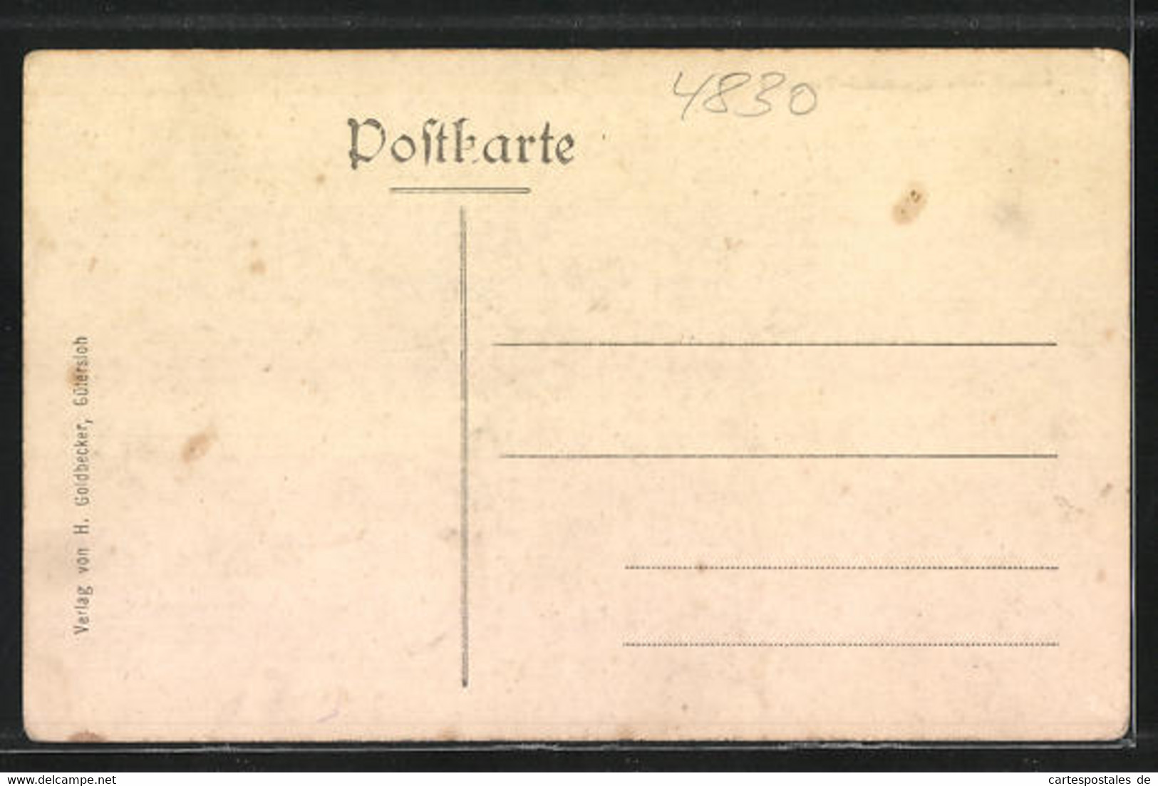 AK Gütersloh, Gymnasial Turnfahrt, Strassenumzug - Guetersloh