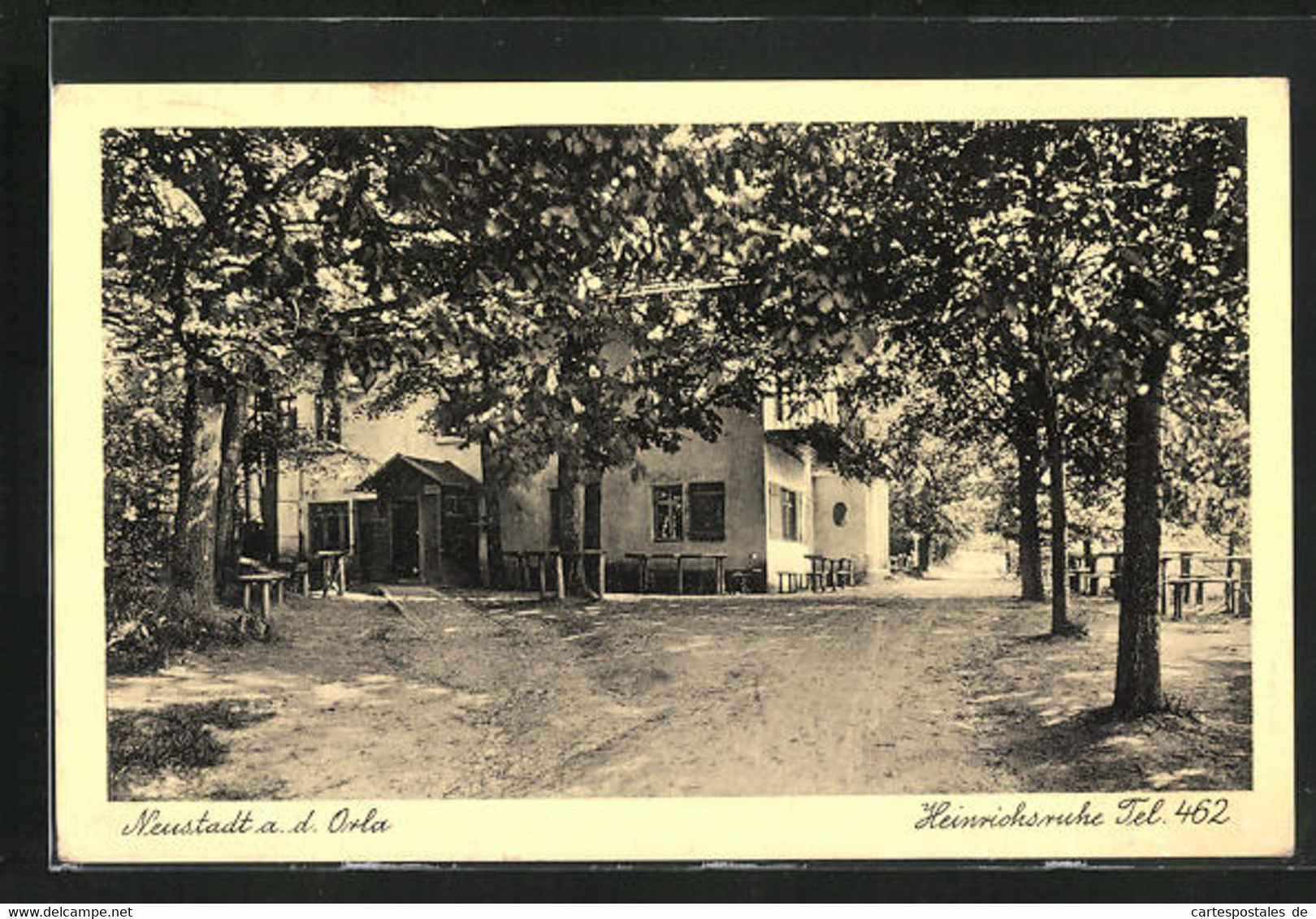 AK Neustadt A. D. Orla, Gasthaus Heinrichsruhe - Neustadt / Orla