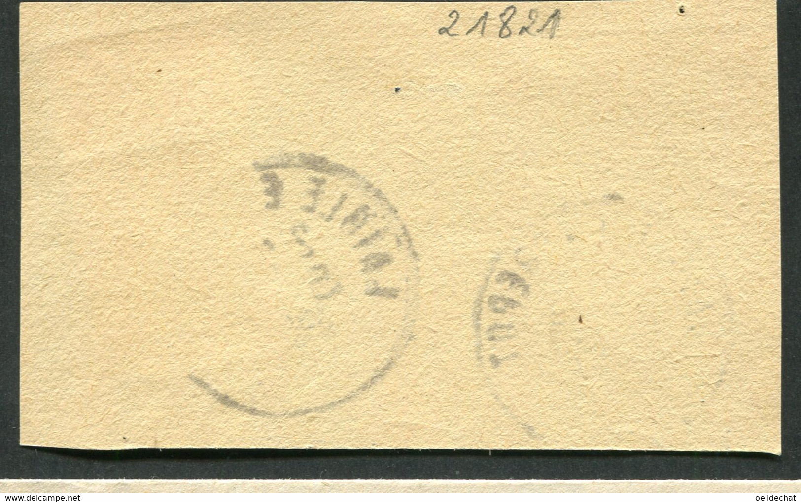 21821 FRANCE N°1011Bc° Type II (313) Sur Fragment 20F Marianne De Muller : "Satam" Froid Du 15.10.1957  B/TB - Altri & Non Classificati