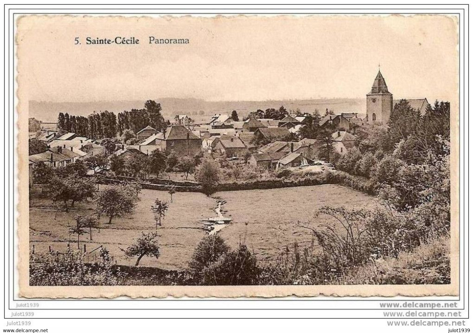 SAINTE - CECILE ..--  Panorama . 1952 Vers SAIVE ( Soldat André LEFEVRE ) . Voir TEXTE Au Verso . - Florenville