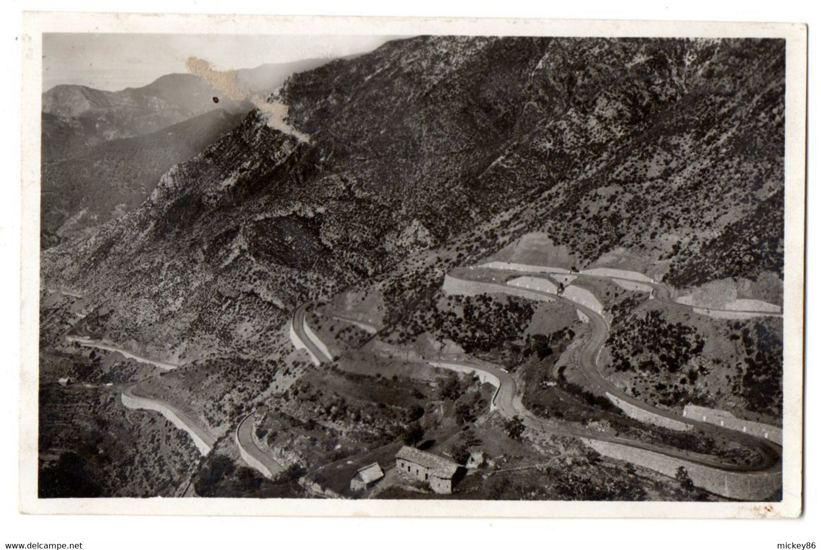 Près Lantosque--1942--Route De Turini à Saint Martin De Vésubie  ...Les Lacets................à Saisir - Lantosque