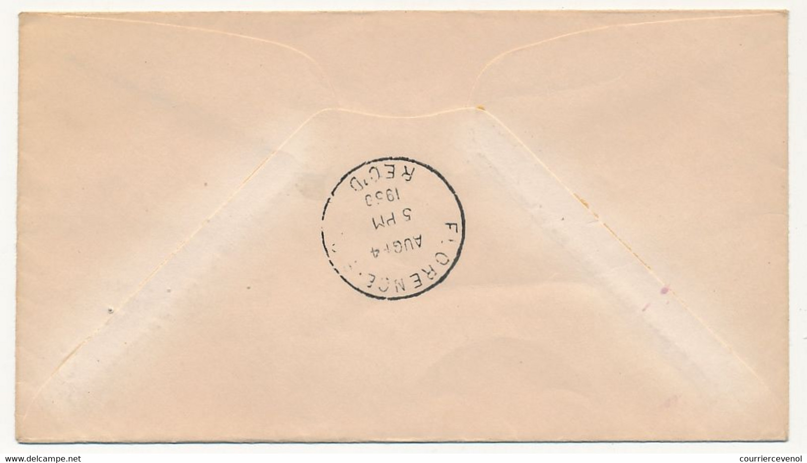Etats Unis - First Trip Highway Post Office - FAYETTEVILLE, N.C. & FLORENCE, S.C. - 14 Aout 1950 - Briefe U. Dokumente