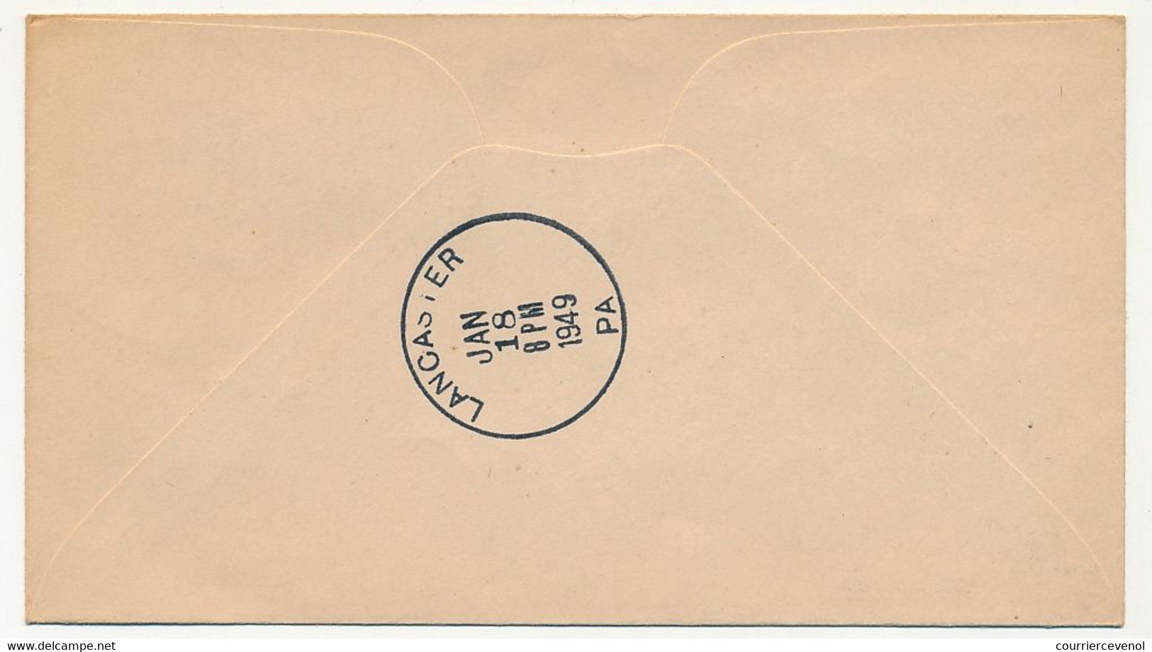 Etats Unis - First Trip Highway Post Office - LANCASTER And HARRISBURG, PENNSYLVANIA - 18 Janvier 1949 - Covers & Documents