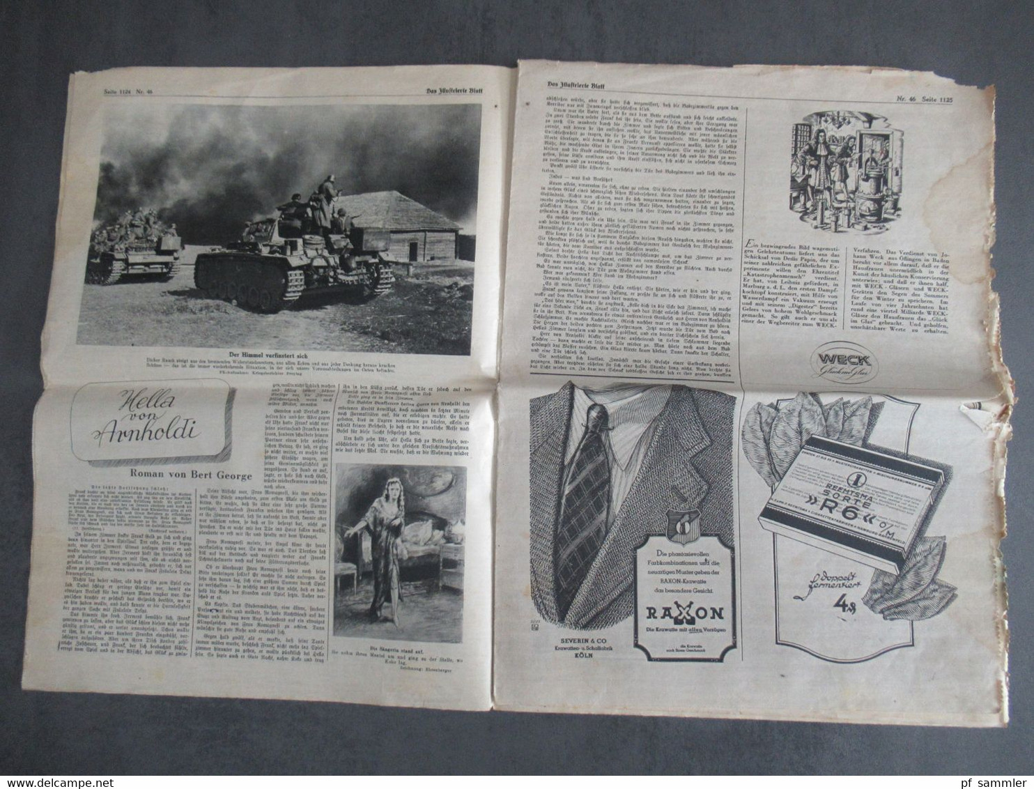 Zeitung im 2. WK vom 15.11.1941 Das Illustrierte Blatt / Frankfurter Illustrierte / Kriegspropaganda