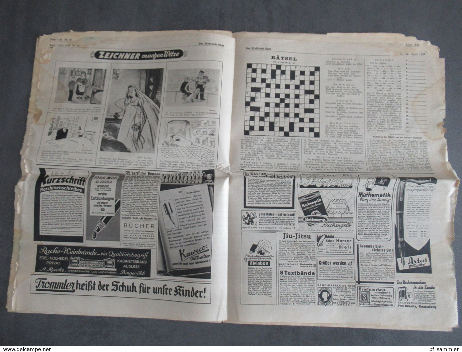 Zeitung im 2. WK vom 15.11.1941 Das Illustrierte Blatt / Frankfurter Illustrierte / Kriegspropaganda