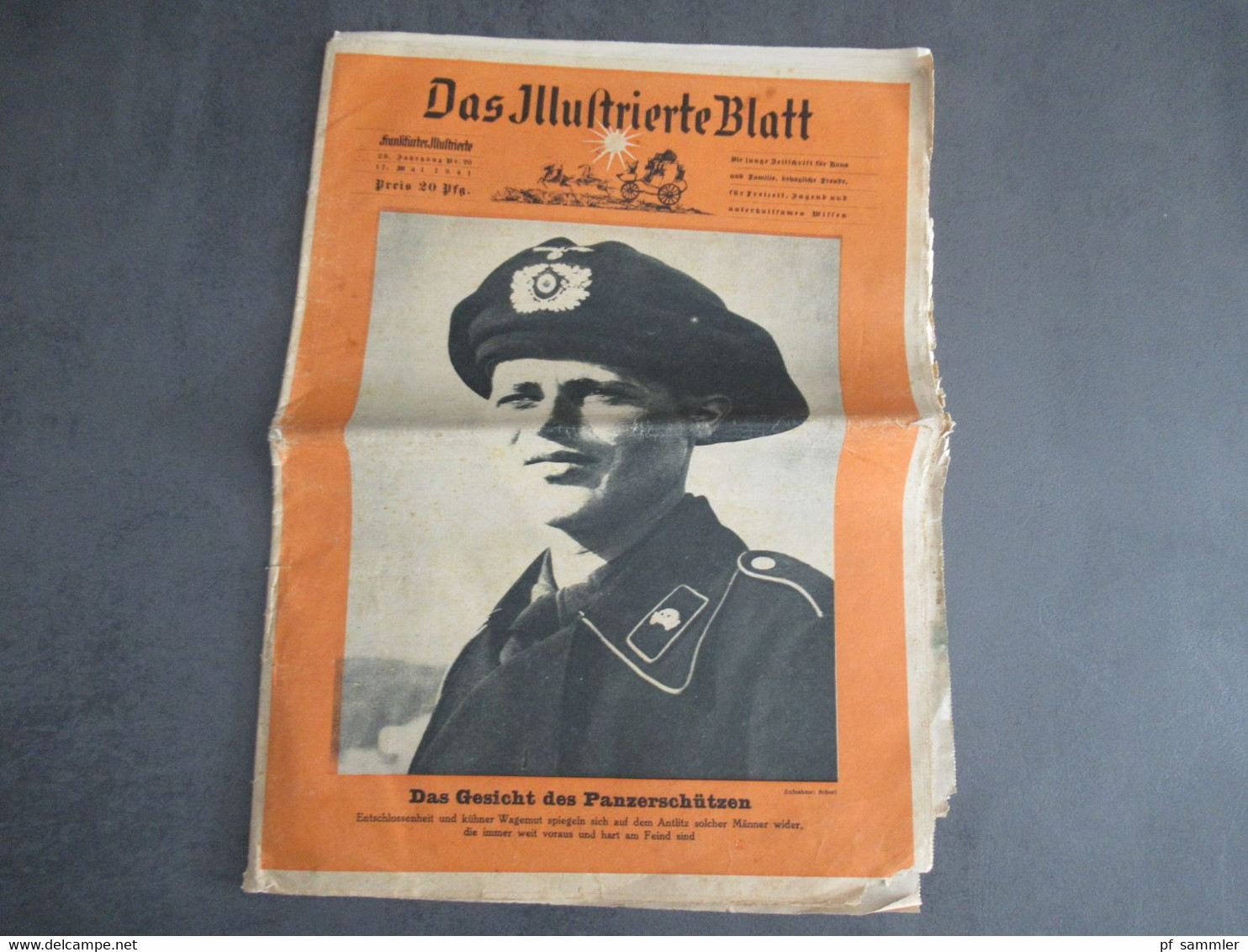 Zeitung Im 2. WK Vom 17.5.1941 Das Illustrierte Blatt / Frankfurter Illustrierte / Kriegspropaganda - German