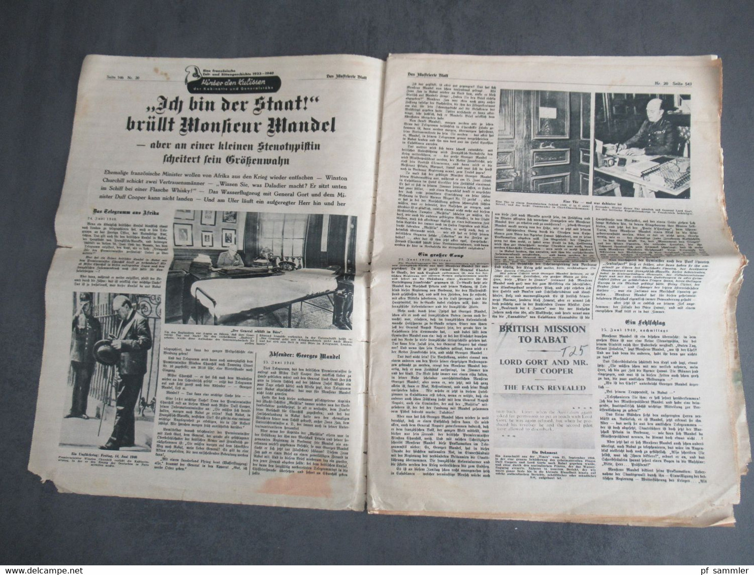 Zeitung Im 2. WK Vom 17.5.1941 Das Illustrierte Blatt / Frankfurter Illustrierte / Kriegspropaganda - Duits