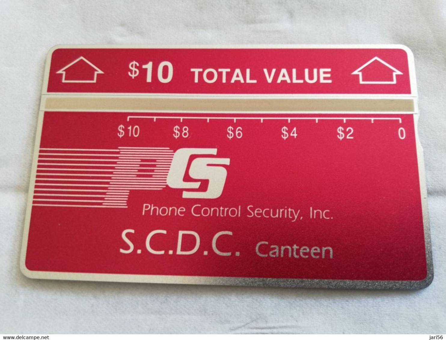 UNITED STATES USA AMERIKA  $10, Red - S.C.D.C. CANTEEN   L&G CARD 902A  MINT **5639** - [1] Holographic Cards (Landis & Gyr)