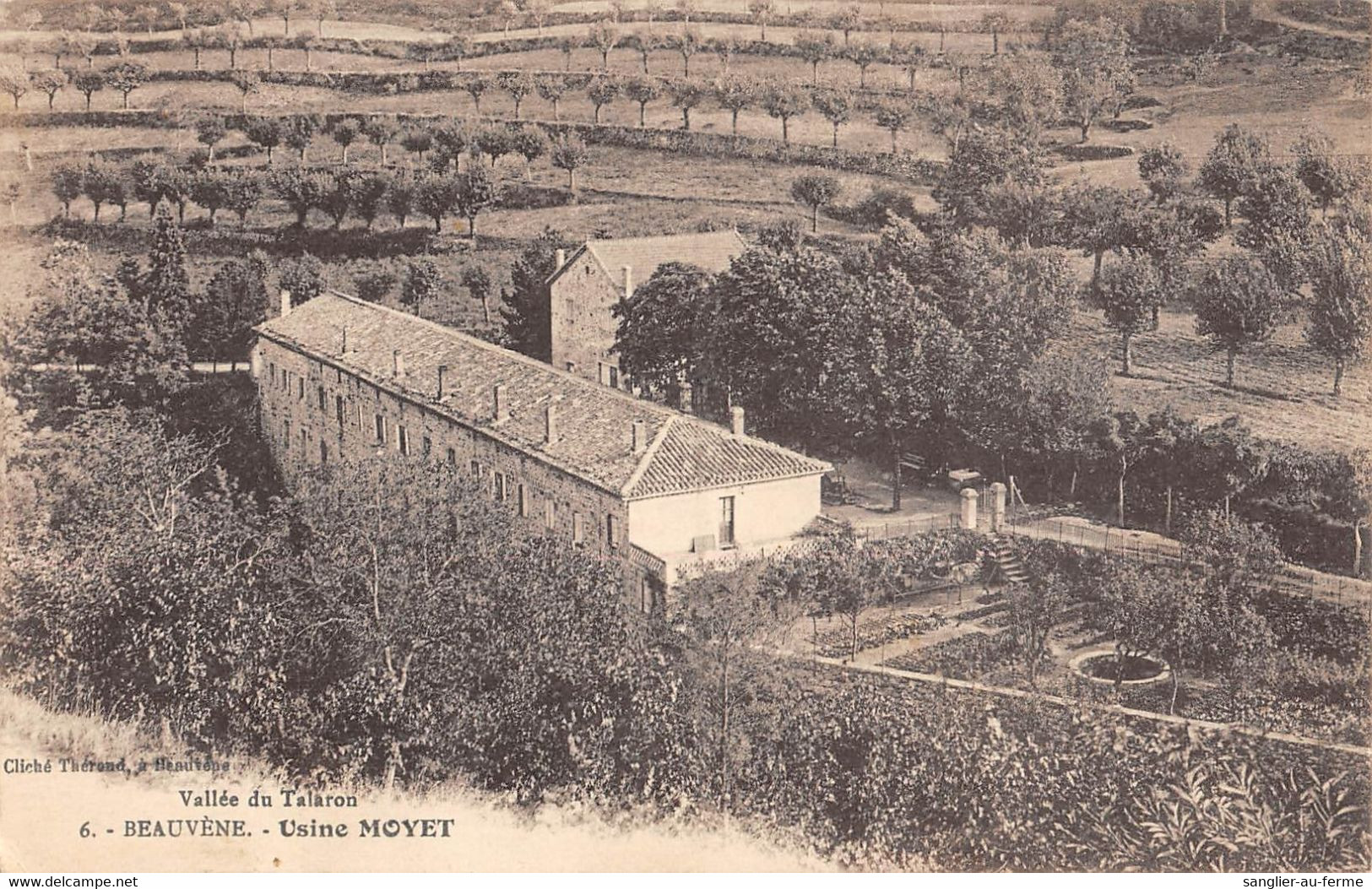 CPA 07 BEAUVENE USINE MOYET - Other & Unclassified