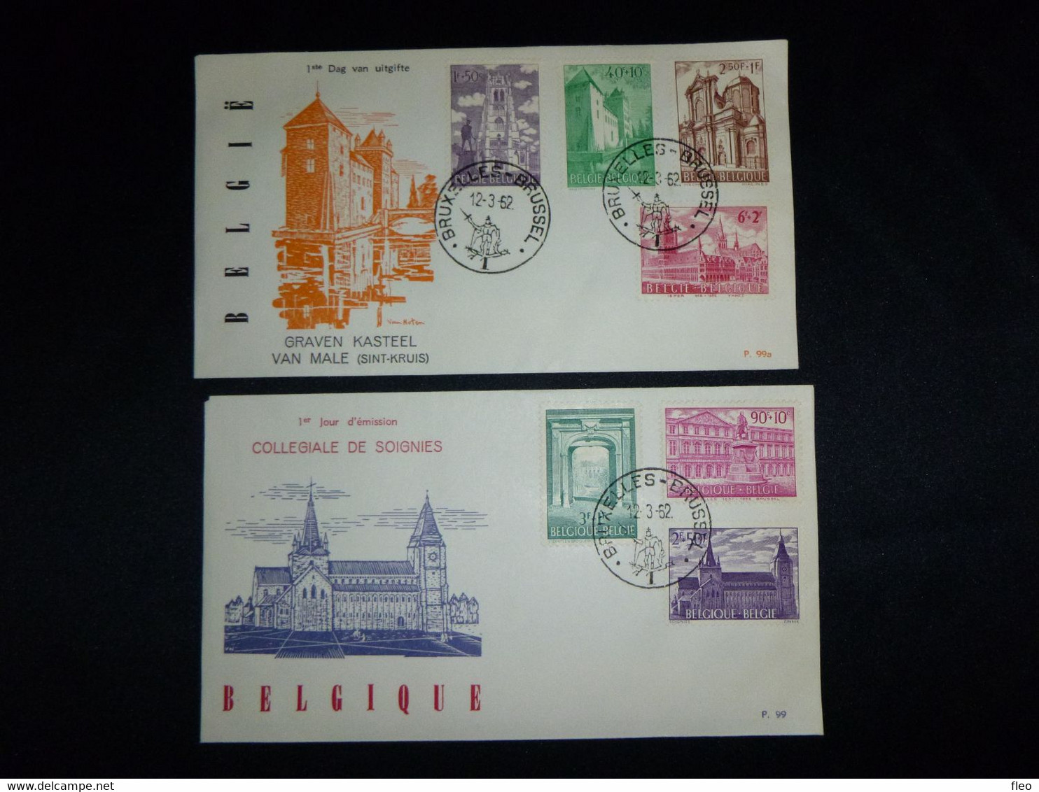 BELG.1962 1205-1211: FDC " Culturelle " - 1961-1970