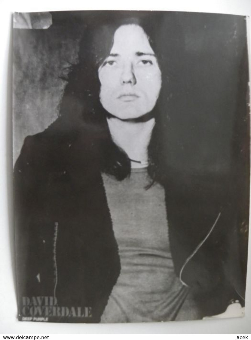 David Coverdale Deep Purple / 70s Pic - Photos