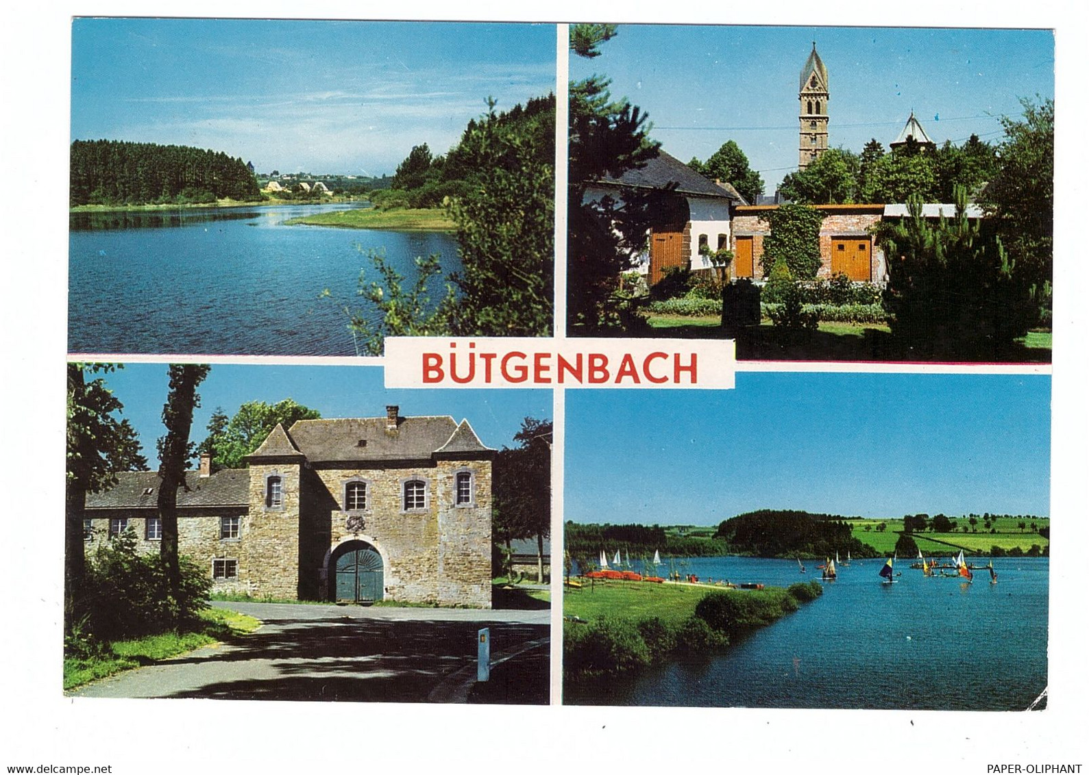 B 4750 BÜTGENBACH, Mehrbild-AK - Butgenbach - Buetgenbach