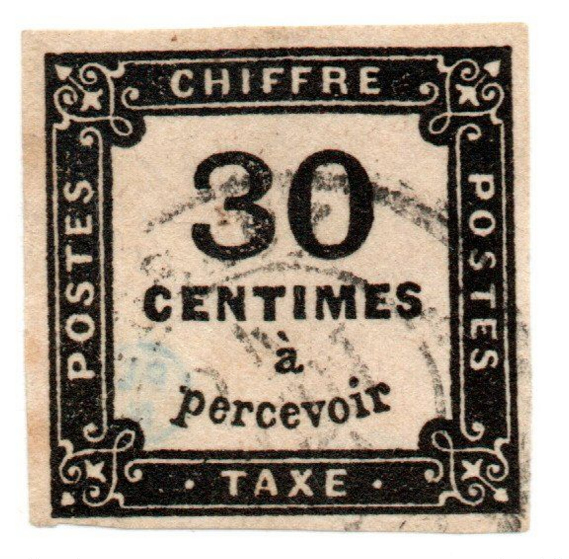 Timbre Taxe (chiffre Taxe) De 30 C à Percevoir - 1878 - YT TT N° 6 - Sans Charnière - Oblitéré - 1859-1959 Gebraucht