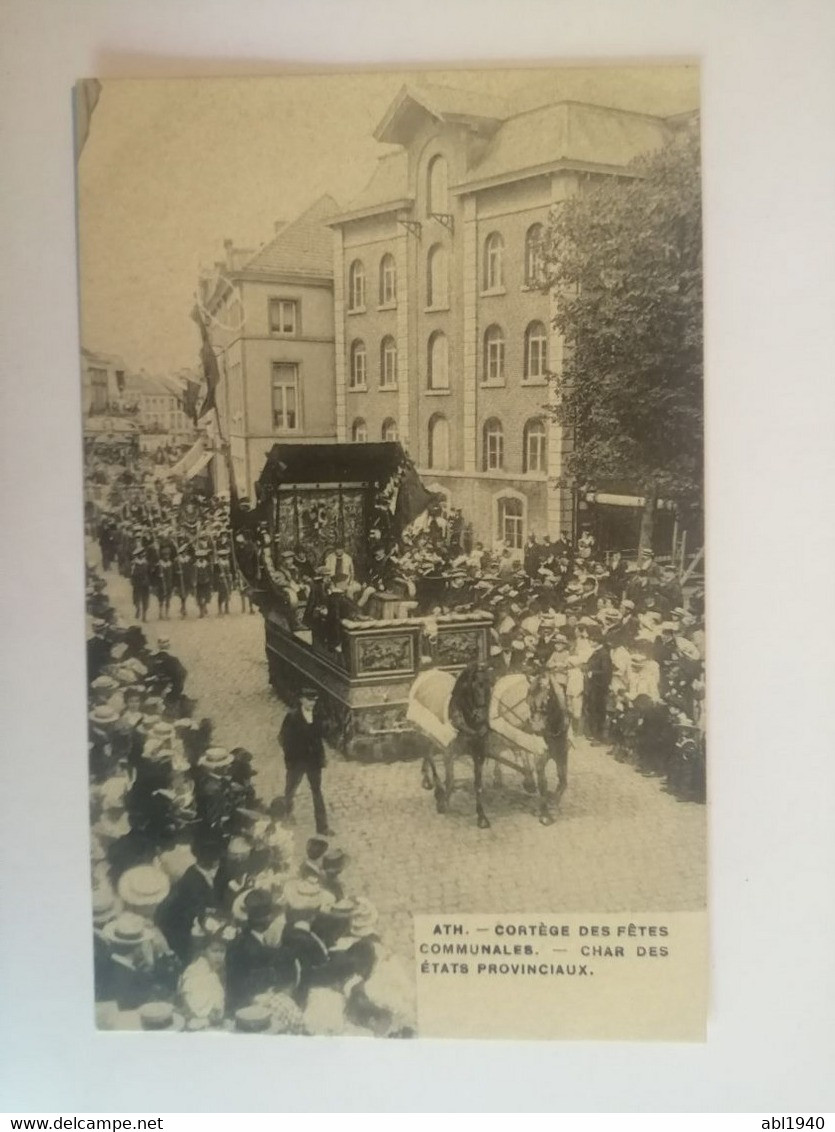 ATH - CORTEGE DES FETES COMMUNALES - CHAR DES ETATS PROVINCIAUX - Ath