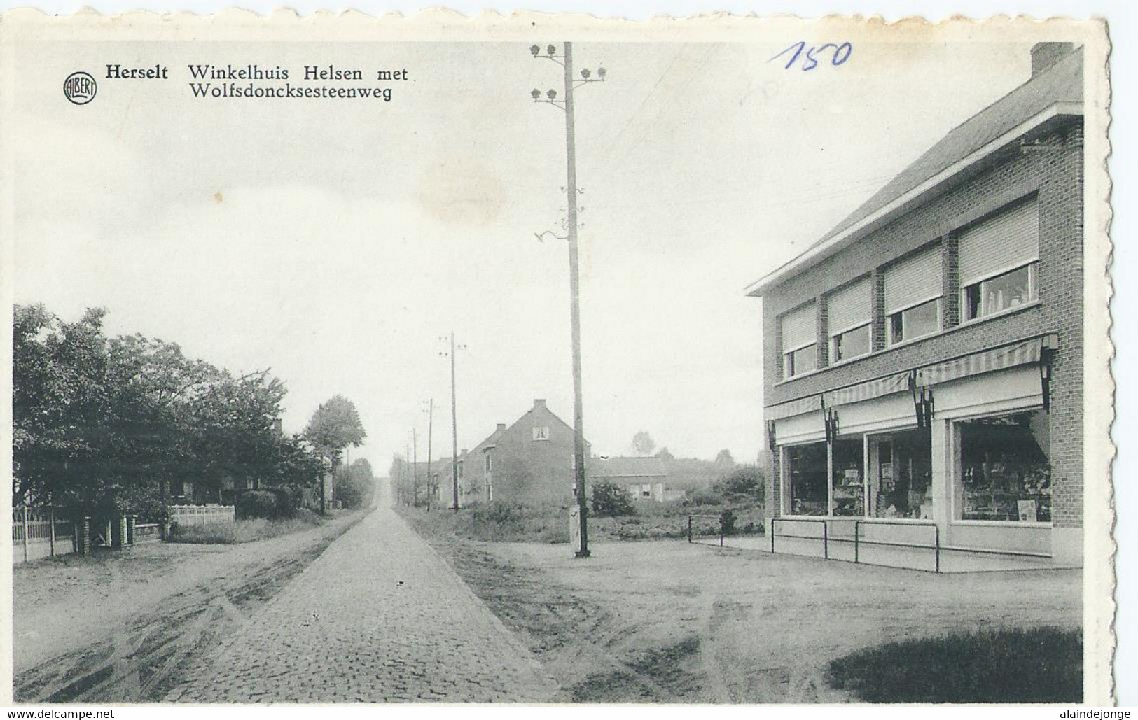 Herselt - Winkelhuis Helsen Met Wolfdoncksesteenweg - Uitg. Hesen, Herselt - Herselt