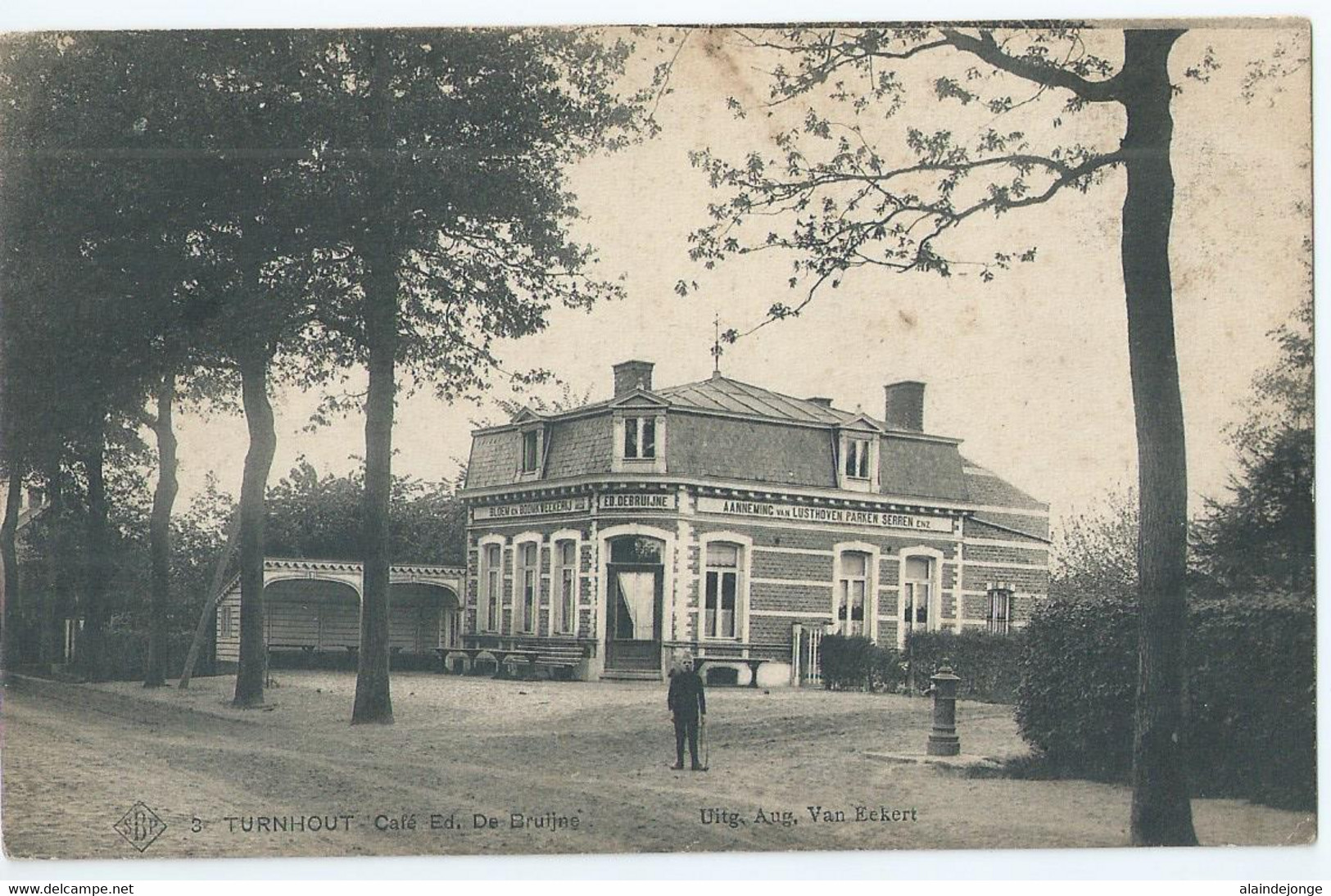 Turnhout - Café Ed. De Bruijne - Uitg. Aug. Van Eekert - 1907 - Turnhout