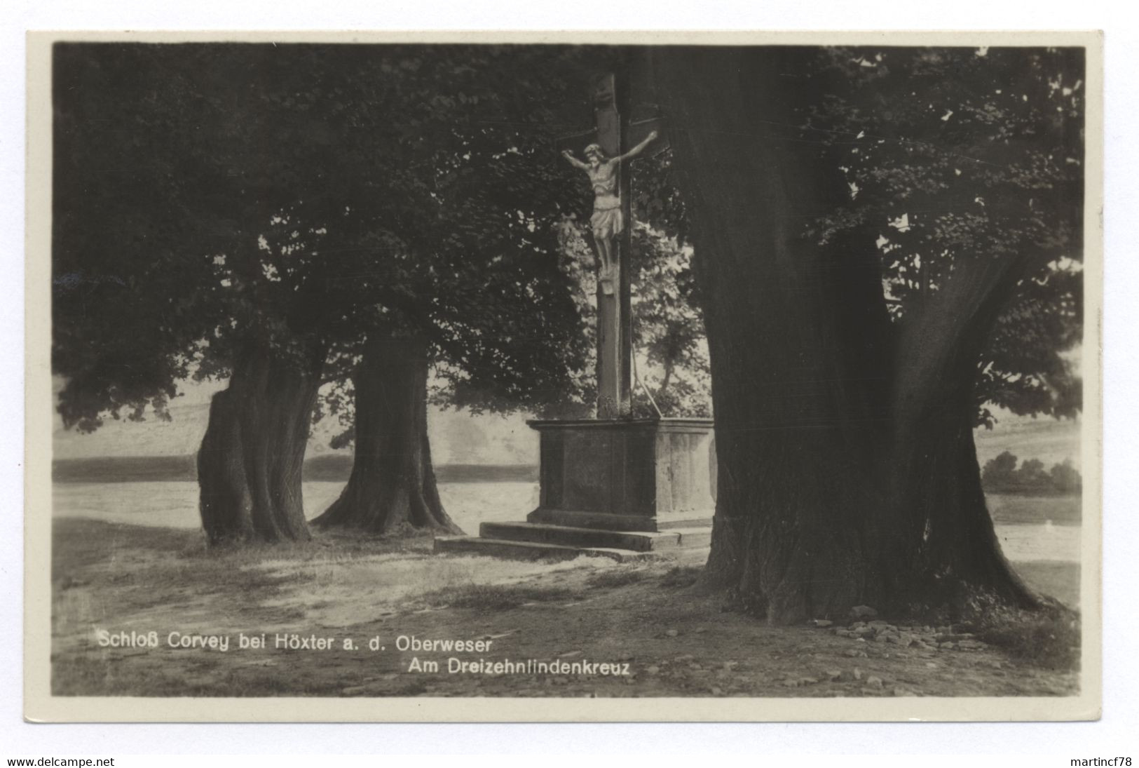 Schloß Corvey Bei Höxter A. D. Oberweser Am Dreizehnlindenkreuz 1935 - Hoexter