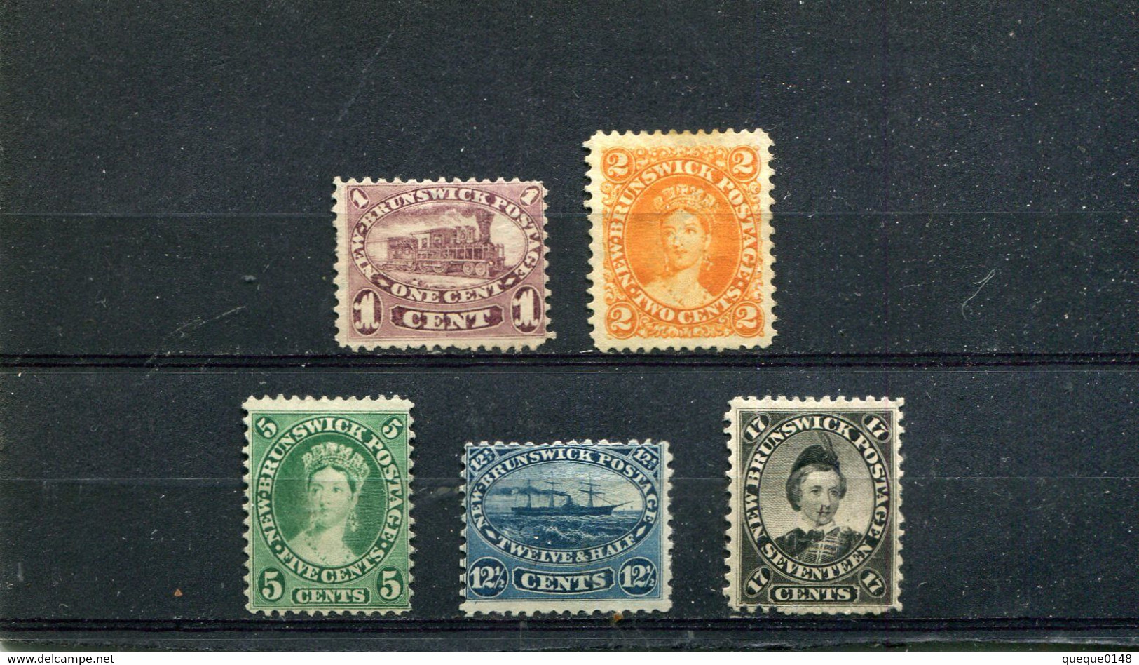 Nouveau-Brunswick 1860-63 Yt 4-6 8-9 * - Unused Stamps