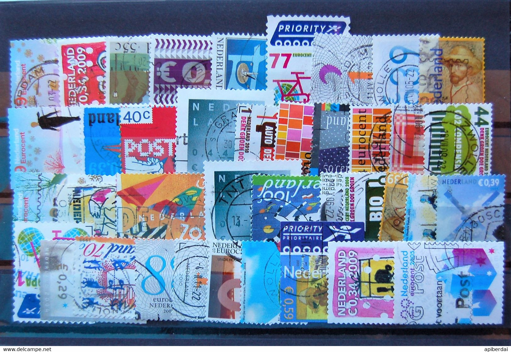 Nederland Pays Bas - Small Batch Of 40 Stamps Used XXII - Colecciones Completas