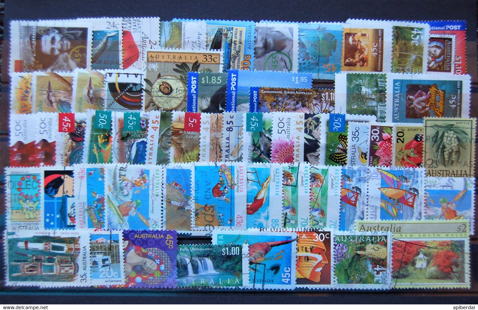 Australie Australia - Small Batch Of 60 Stamps Used - Colecciones