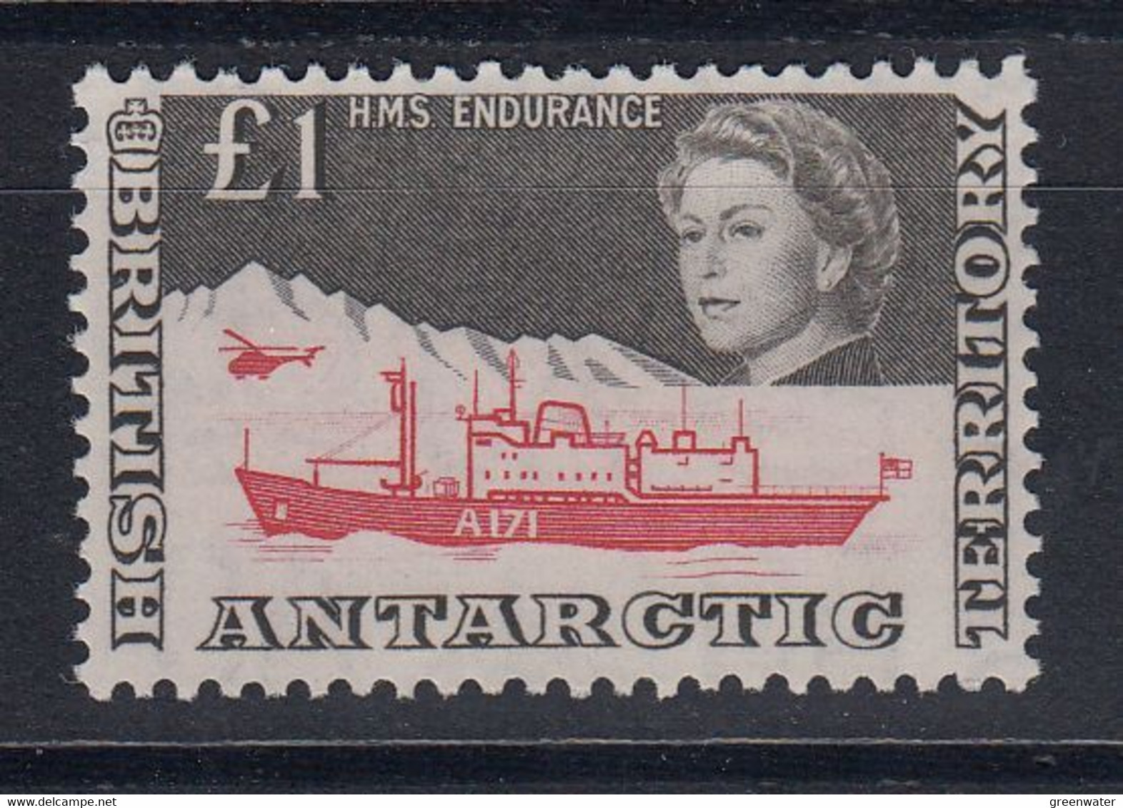 British Antarctic Territory (BAT) 1963 Definitive / HMS Endurance 1v ** Mnh (52285) - Unused Stamps