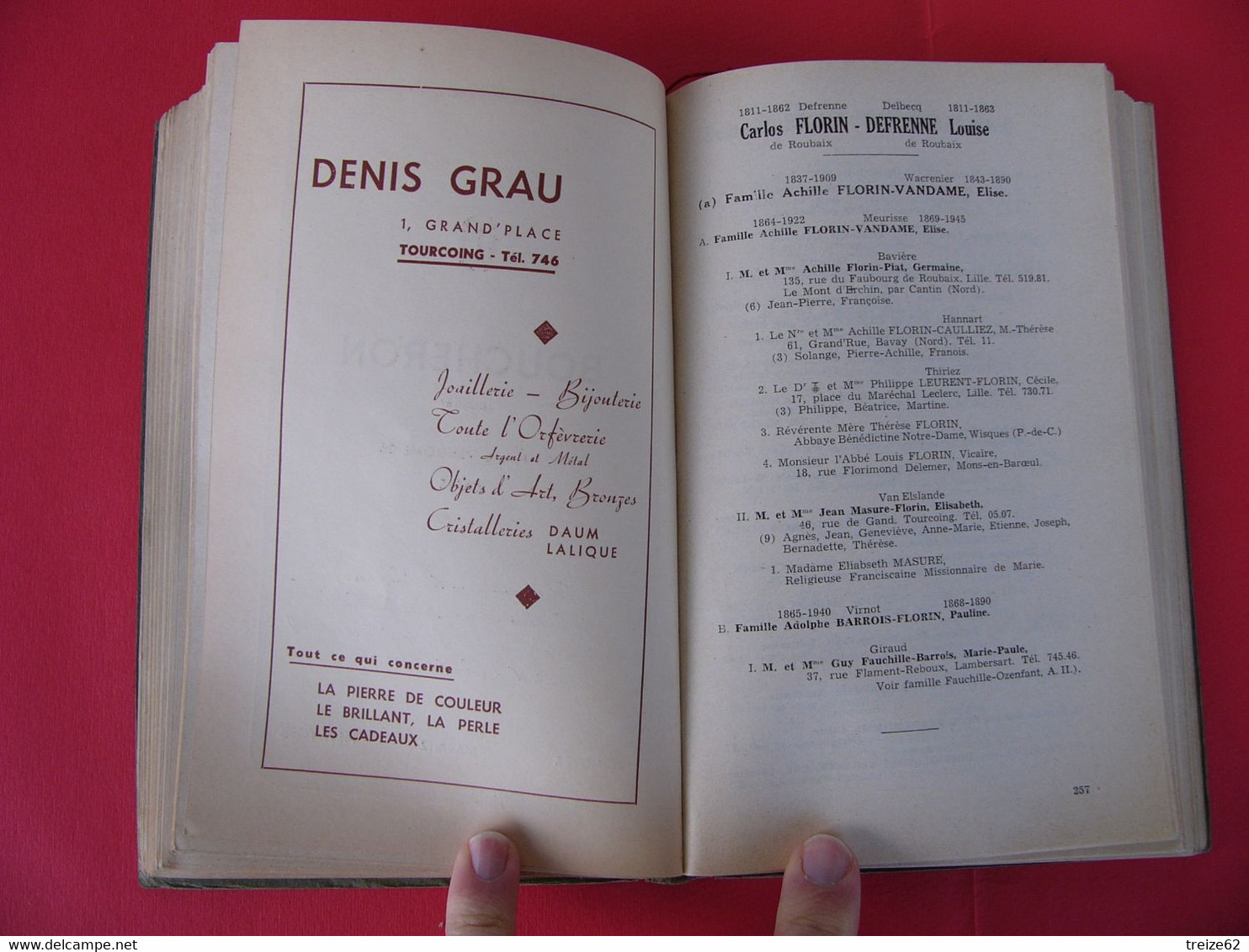 Généalogies des Familles de LILLE ARMENTIERES et environs 1953