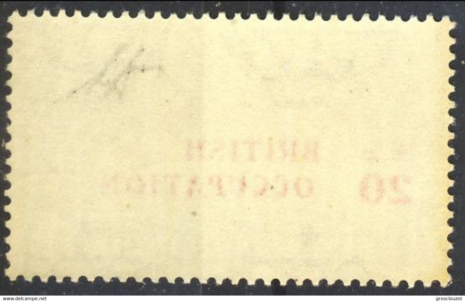 British Occupation  AOI 1941 Sass. N. 2 - C. 20 Su 10 Bruno. ** MNH Cat € 120 Firma A. Diena - Unused Stamps