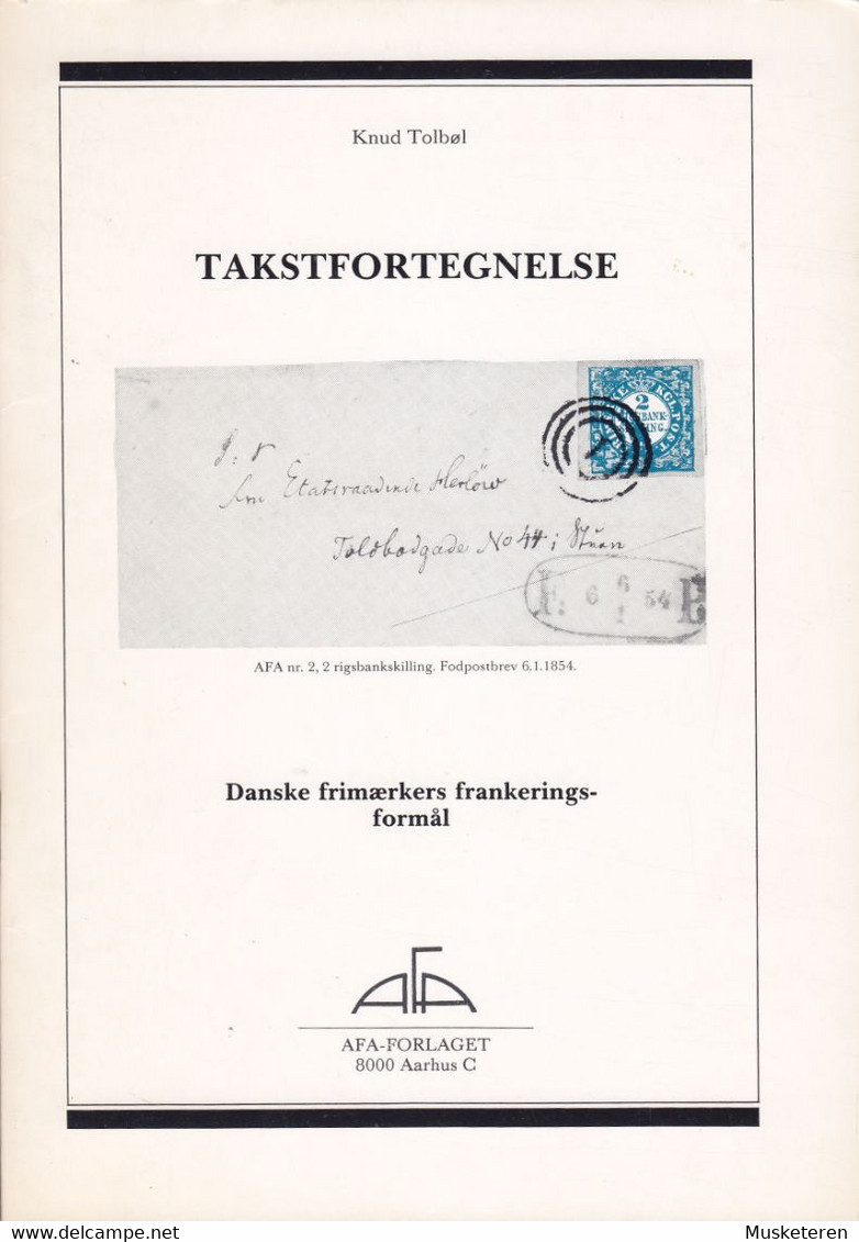 Denmark Knud Tolbøl : Takstforteggnelse Danske Frimærkers Frankerings-formål (3 Scans) - Other & Unclassified