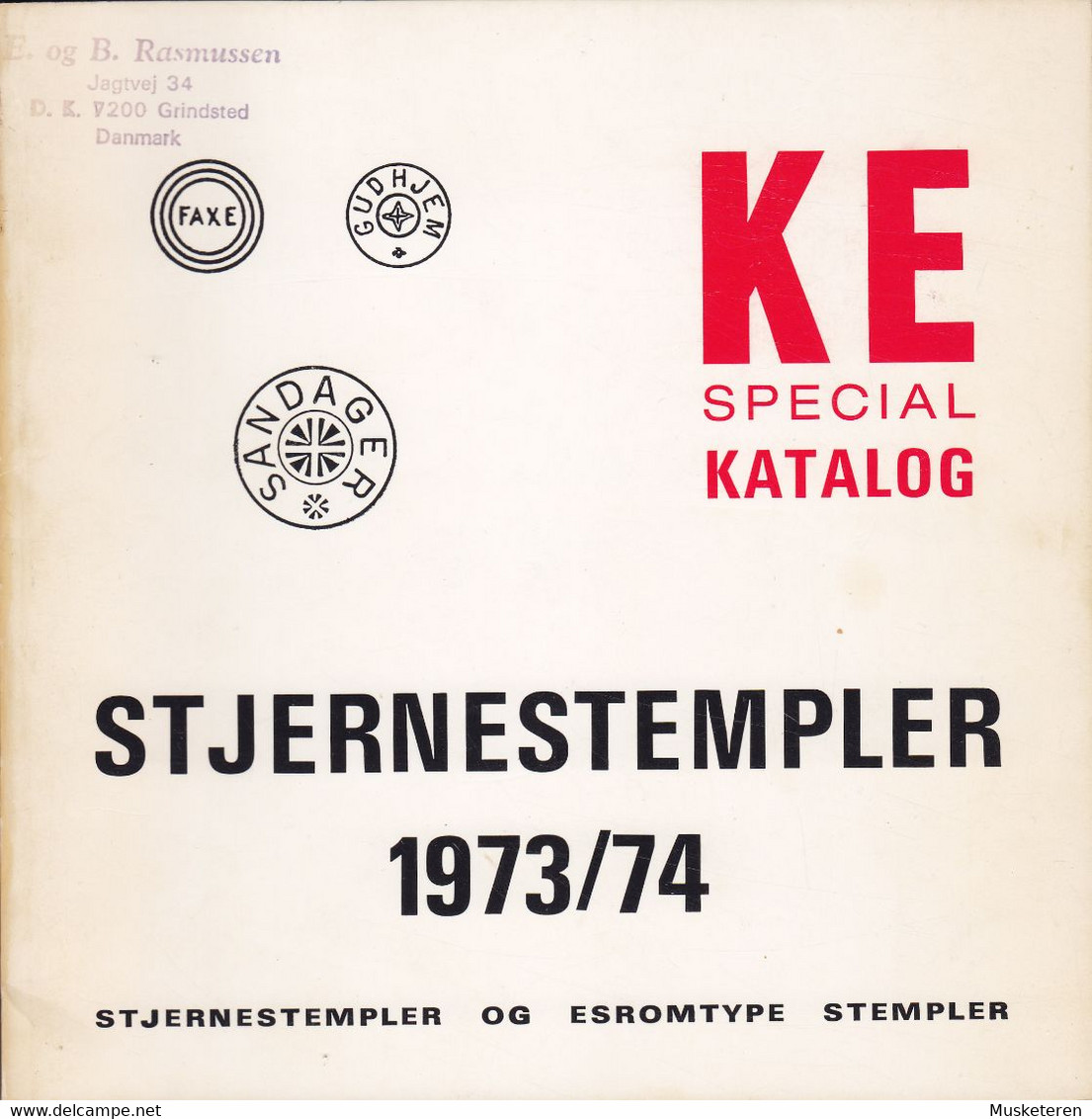Denmark KE Special Katalog Stjernestempler & Esrumtype Stempler 1973/74 (5 Scans) - Other & Unclassified