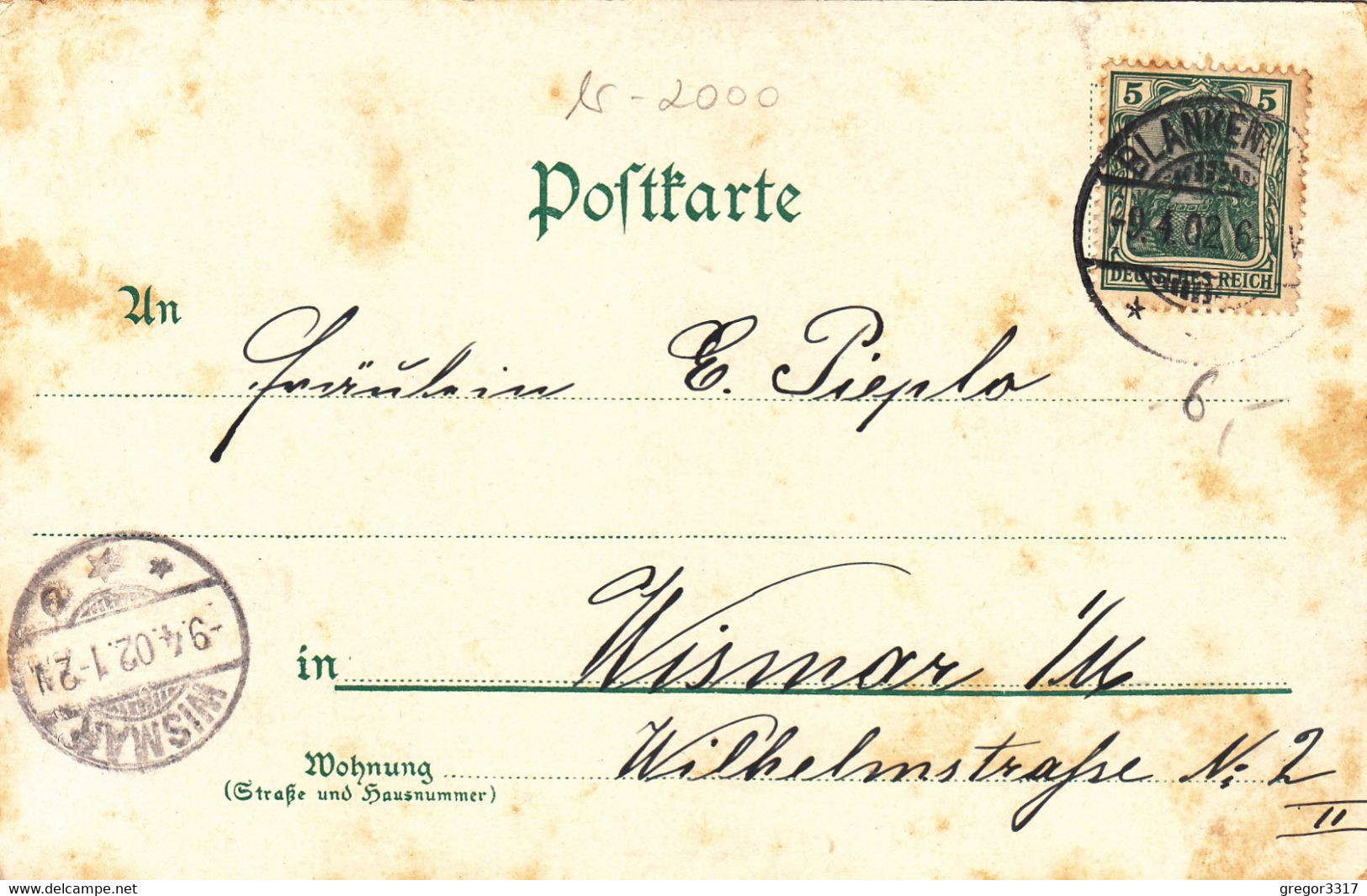 5633) BLANKENESE - Elbestrand Mit Süllberg - Tolle LITHO 09.04.1902 !! - Blankenese