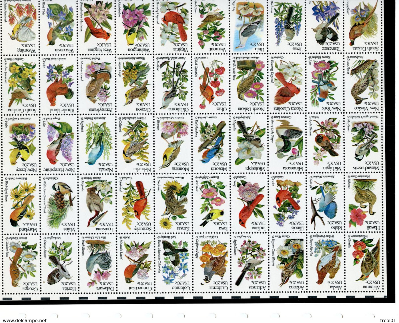 Etats-Unis, Yvert 1382/1431**, Scott 1953A/2002A**, MNH - Other & Unclassified