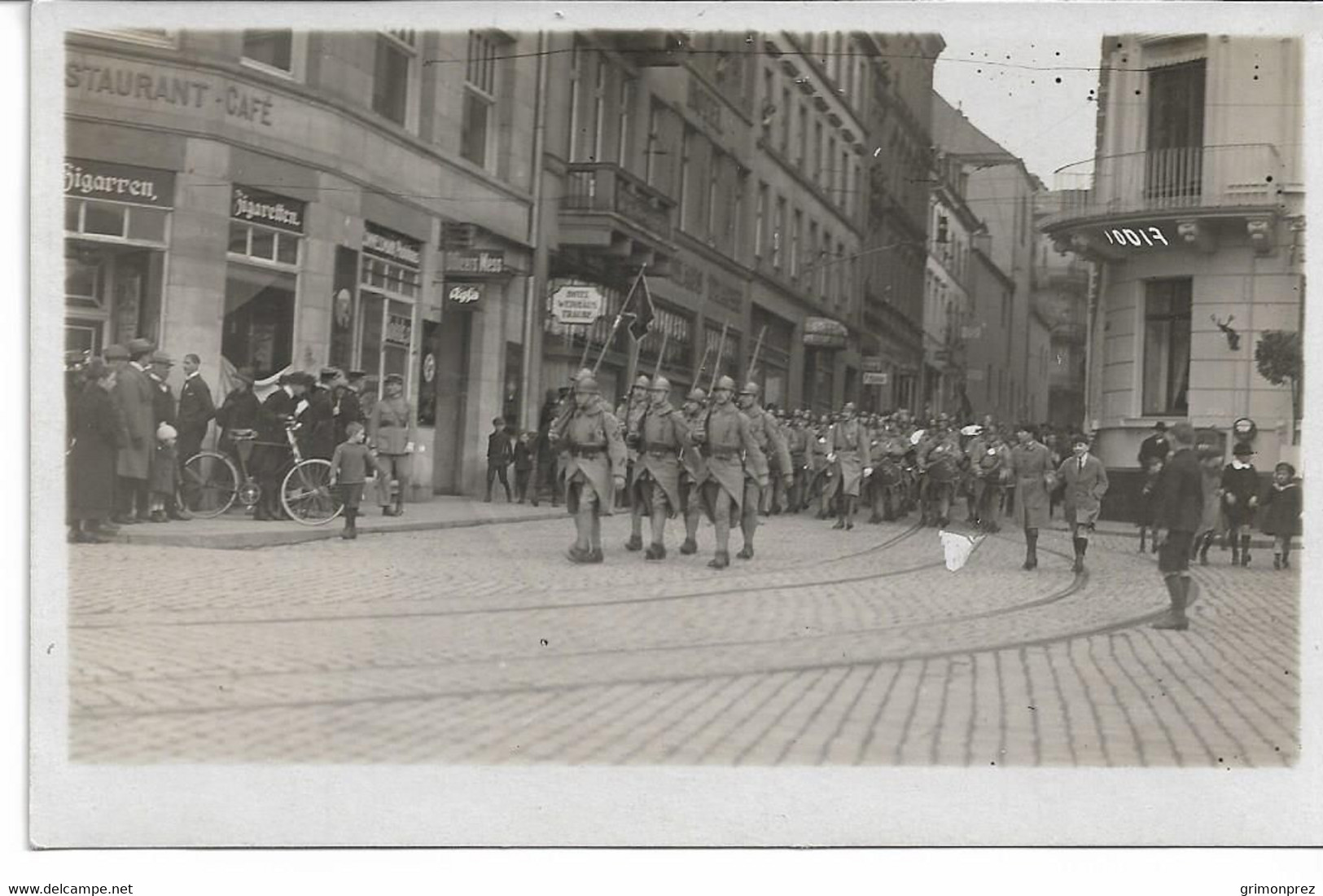 CARTE-PHOTO  WW1 ( 9 CP) FORCES FRANCAISES EN ALLEMAGNE COBLENCE (KOBLENZ ) Occupation  Des Troupes - Otras Guerras