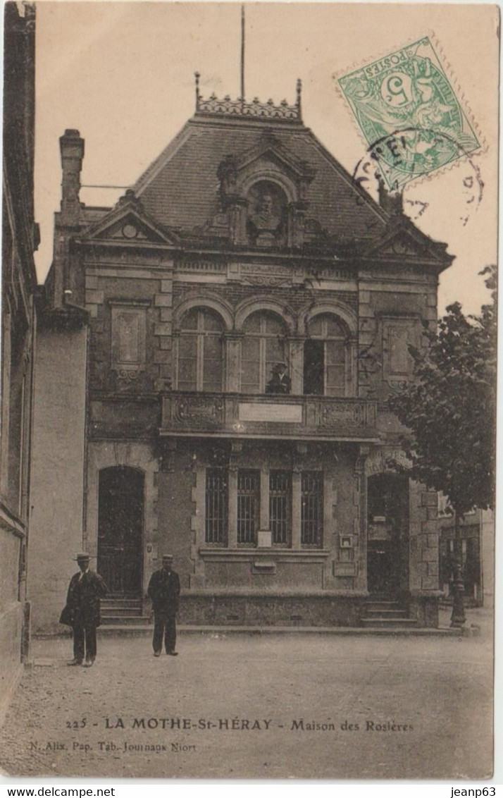 225  - LA MOTHE-St-HERAY  -  Maison Des Rosières - La Mothe Saint Heray