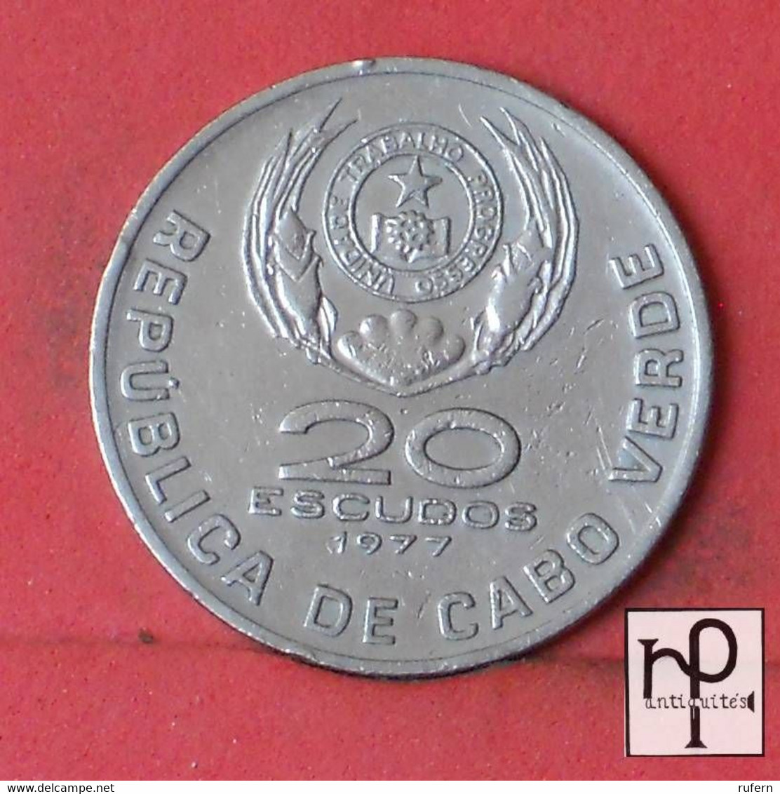 CAPE VERDE 20 ESCUDOS 1977 -    KM# 20 - (Nº43052) - Cap Vert