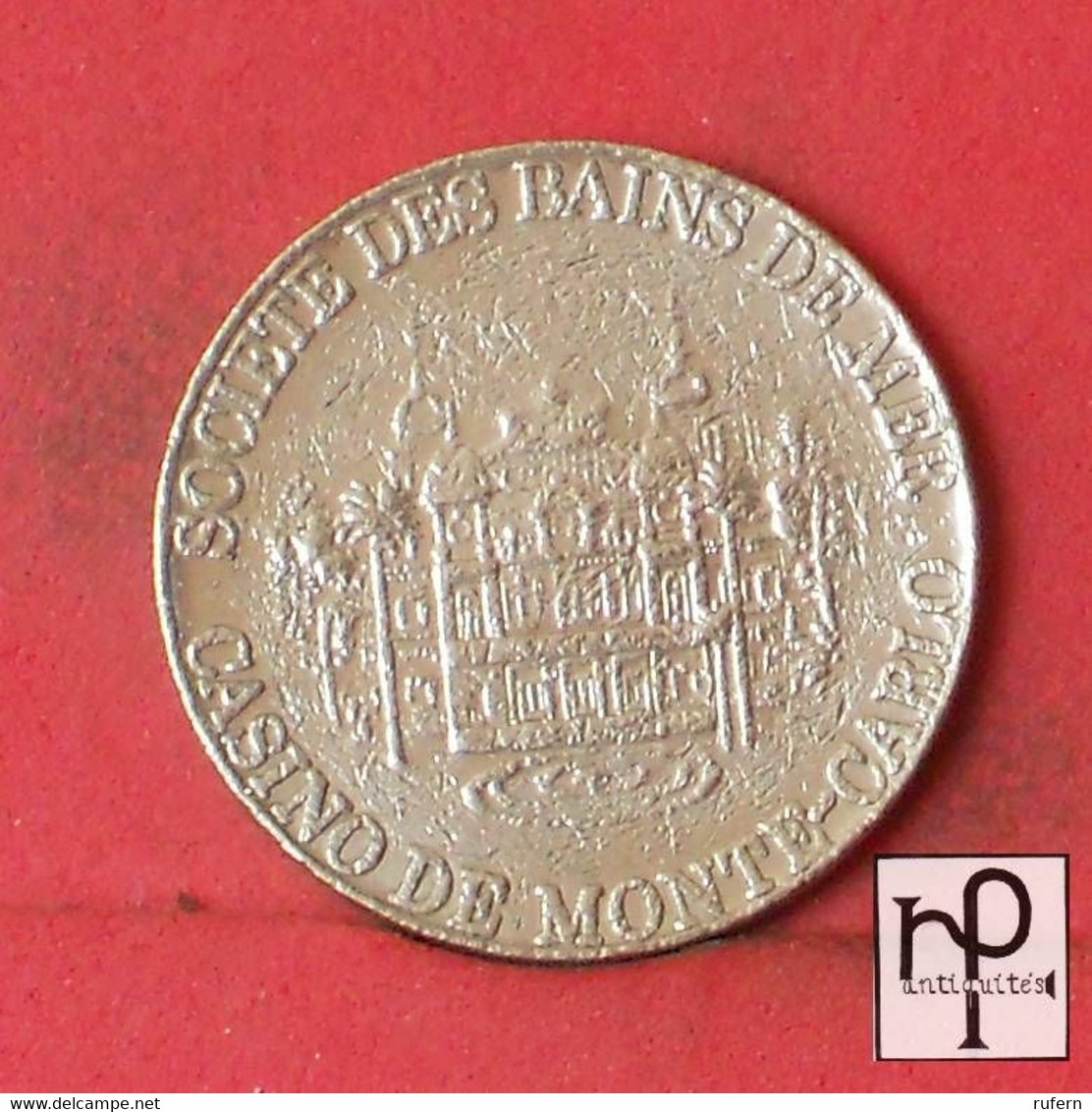 MONACO 5 FRANCS  - FICHA DE CASINO - SOCIETE DE BAINS     - (Nº43072) - Casino