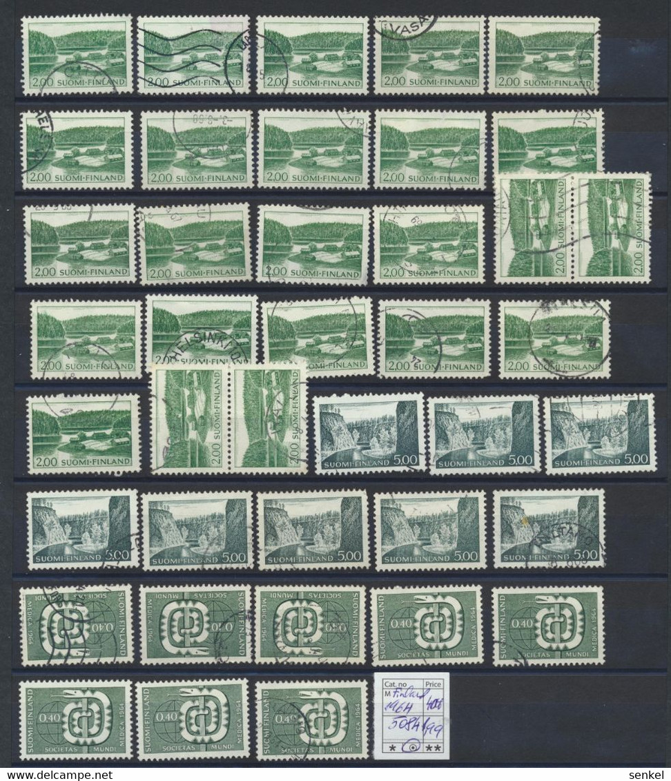 5084 Finland  Mint And Used 1964 Incomplete Year Set - Otros & Sin Clasificación