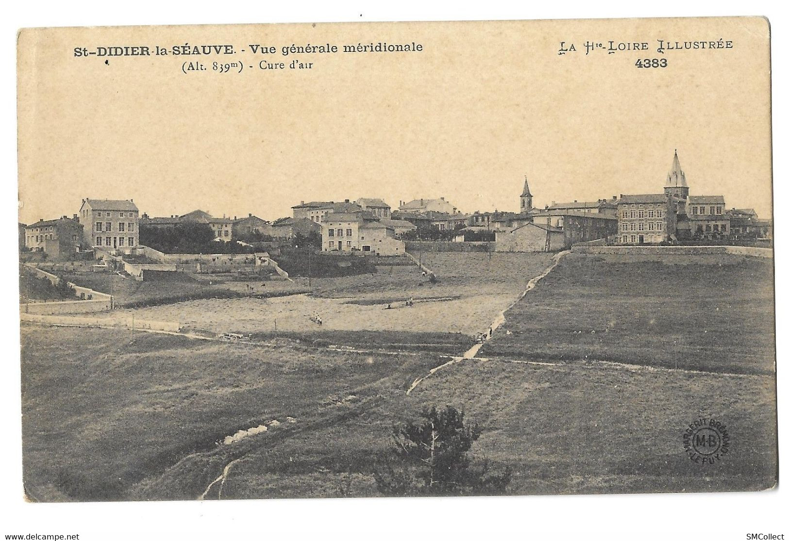 Saint Didier La Séauve. Vue Générale Méridionale (7433) - Saint Didier En Velay