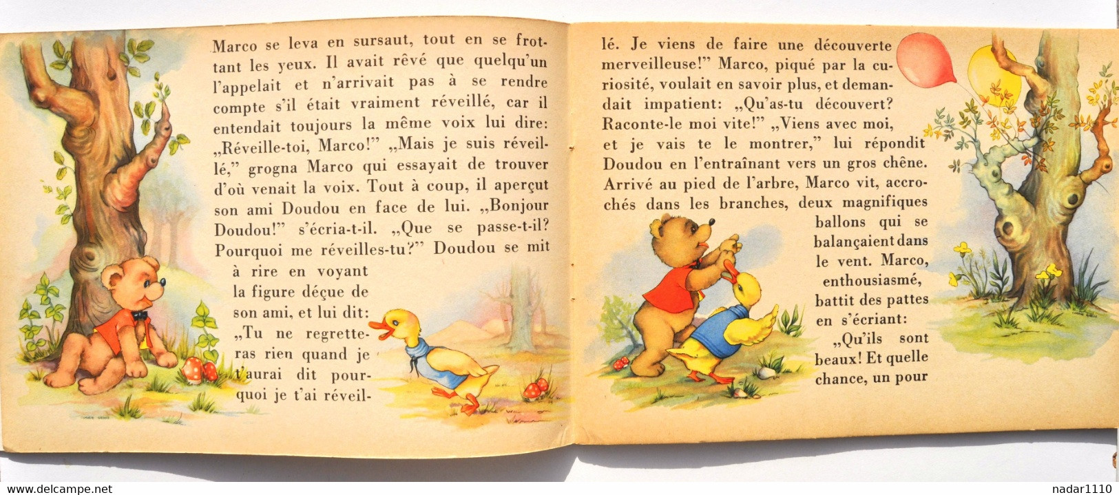 Enfantina / Marco L'ours Volant Et Doudou Le Canard - Corrie Groos - Gai Moulin, Circa 1955 - Hachette