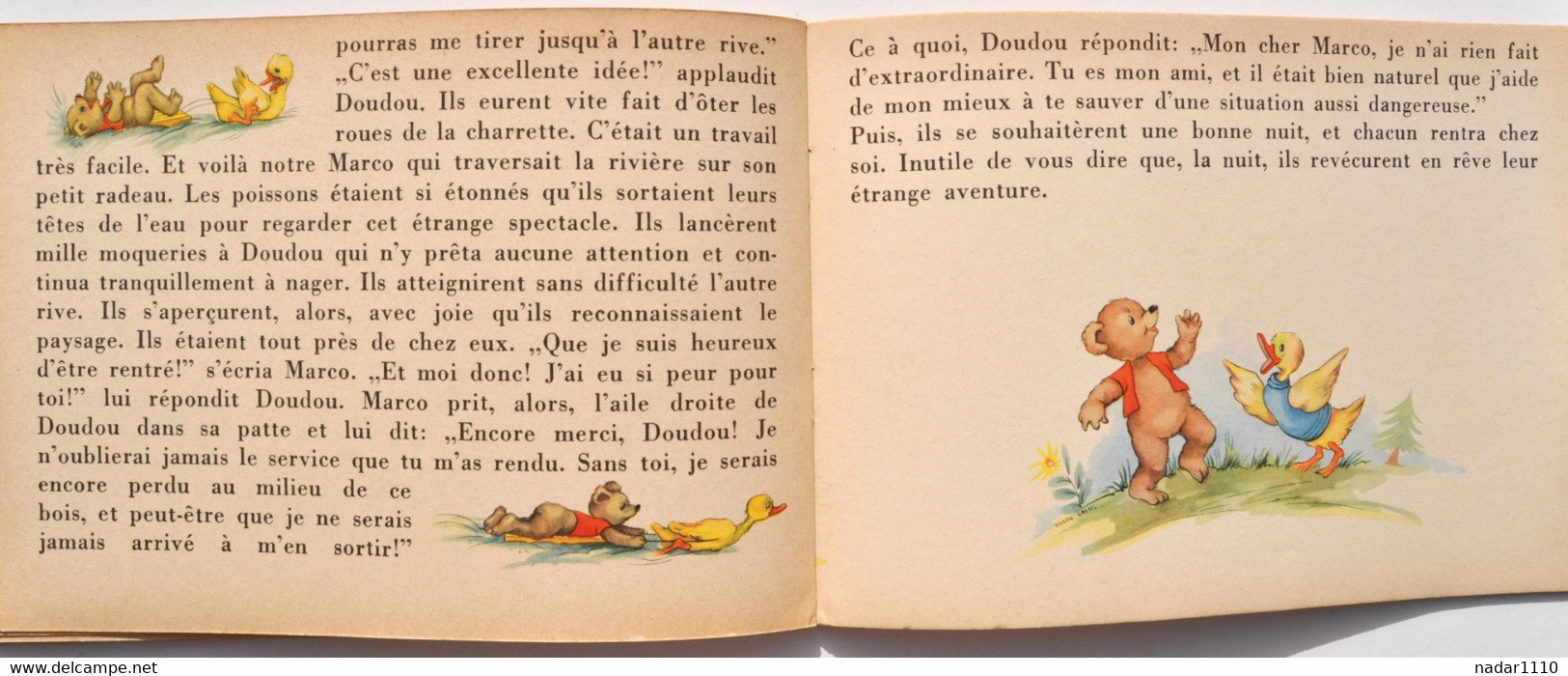 Enfantina / Marco l'ours volant et Doudou le canard - Corrie Groos - Gai Moulin, circa 1955