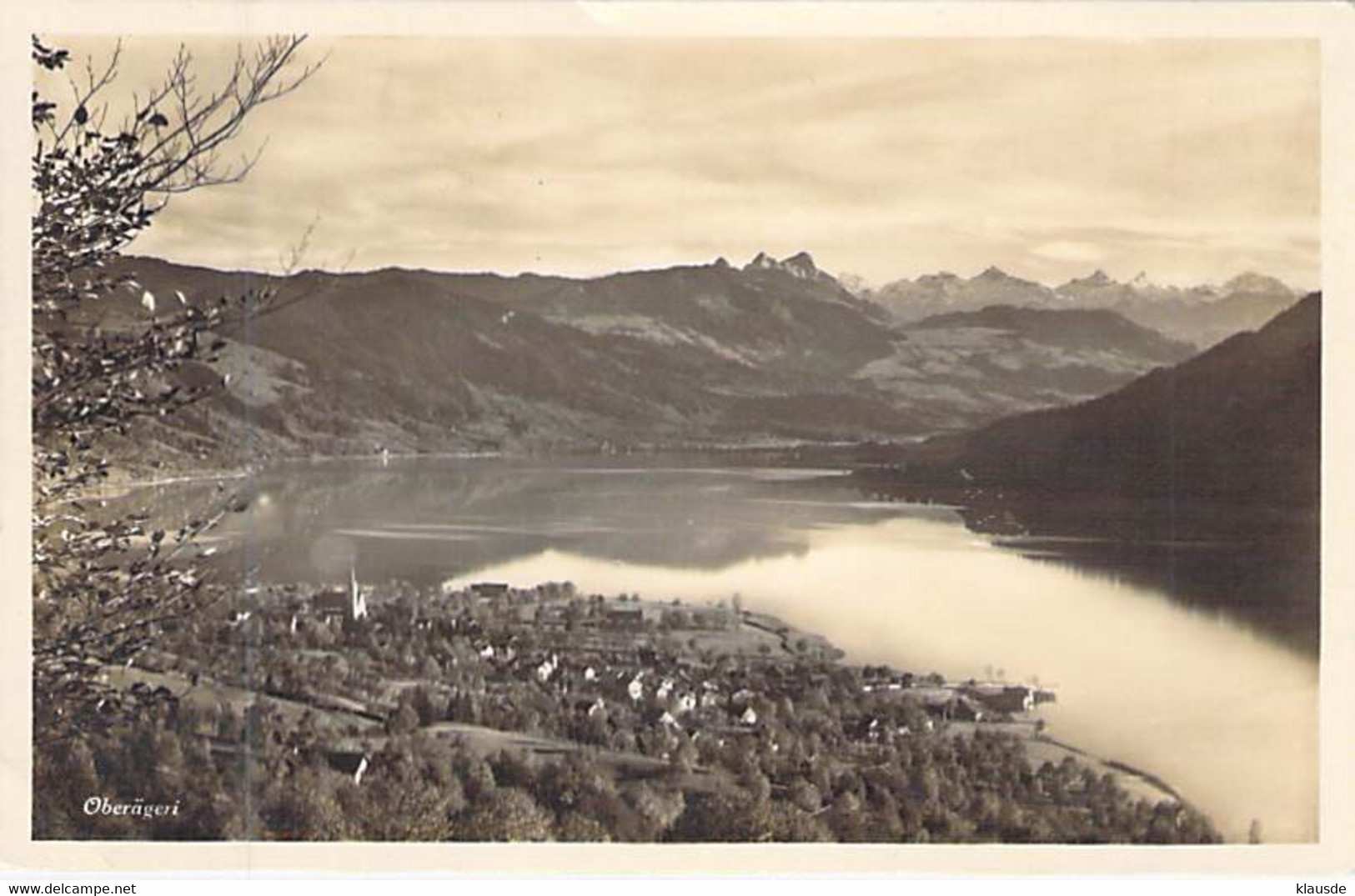 Oberägeri - Panorama 1922 - Oberägeri