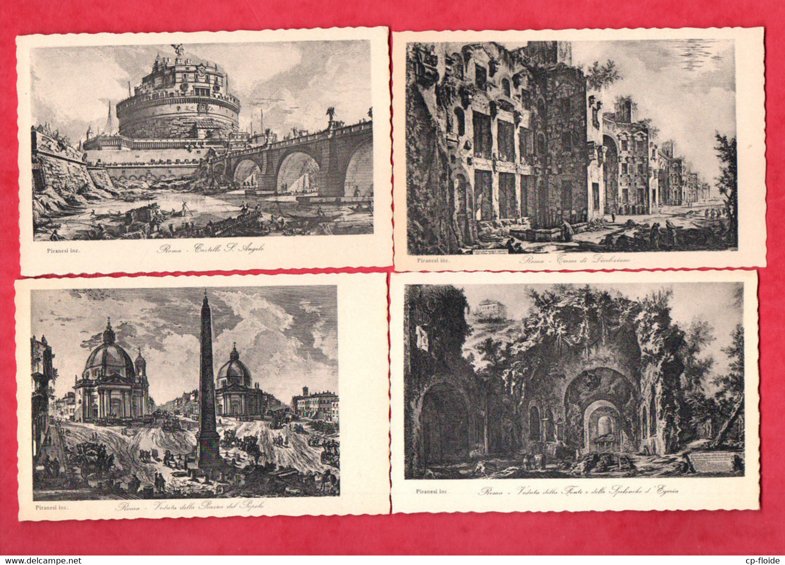 ITALIE . ROMA ANTICA . Inc. PIRANESI . 40 CARTOLINE . EDIZ. BRUNNER & C.- Réf. N°31638 - - Collections & Lots