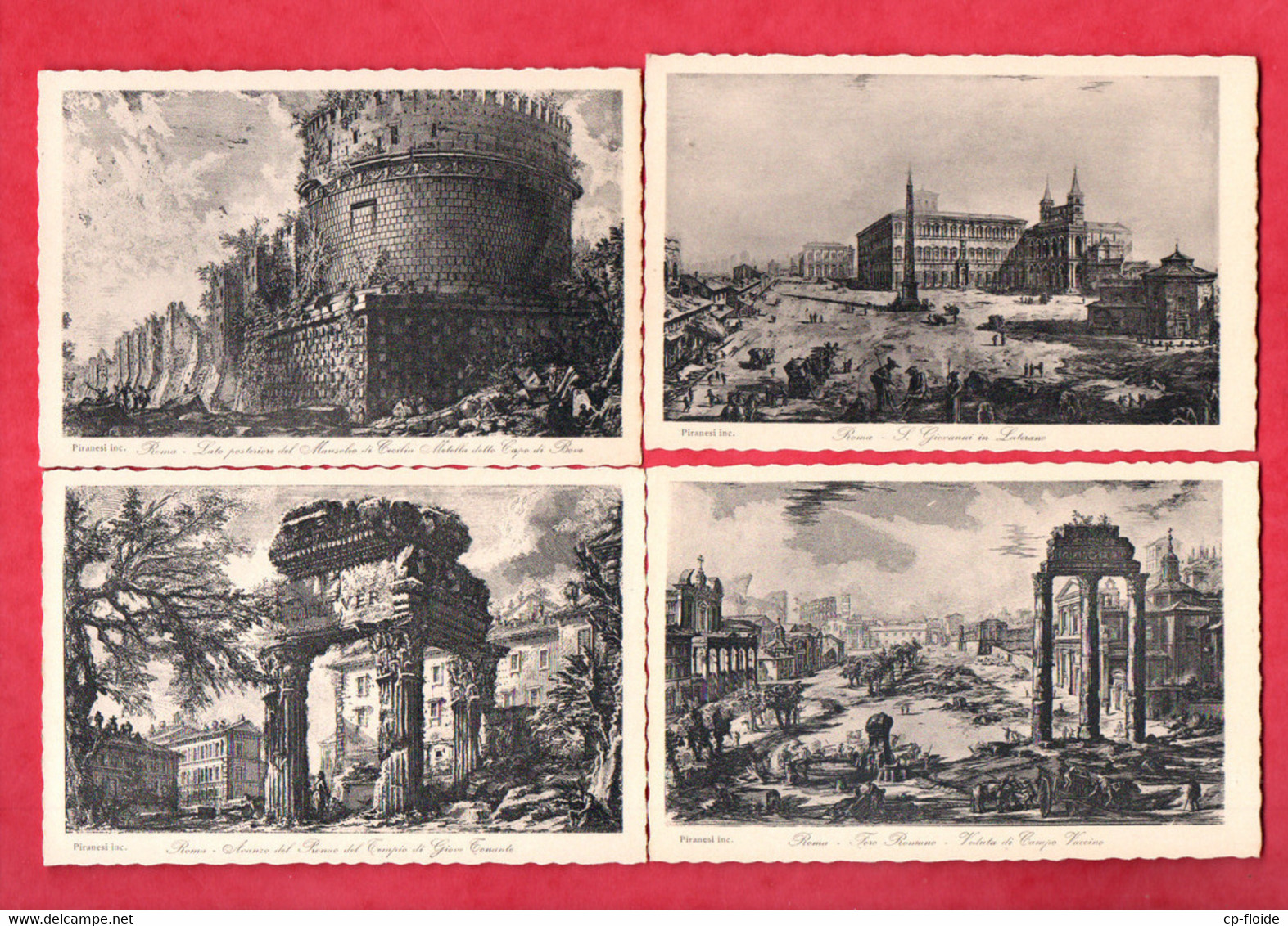 ITALIE . ROMA ANTICA . Inc. PIRANESI . 40 CARTOLINE . EDIZ. BRUNNER & C.- Réf. n°31638 -