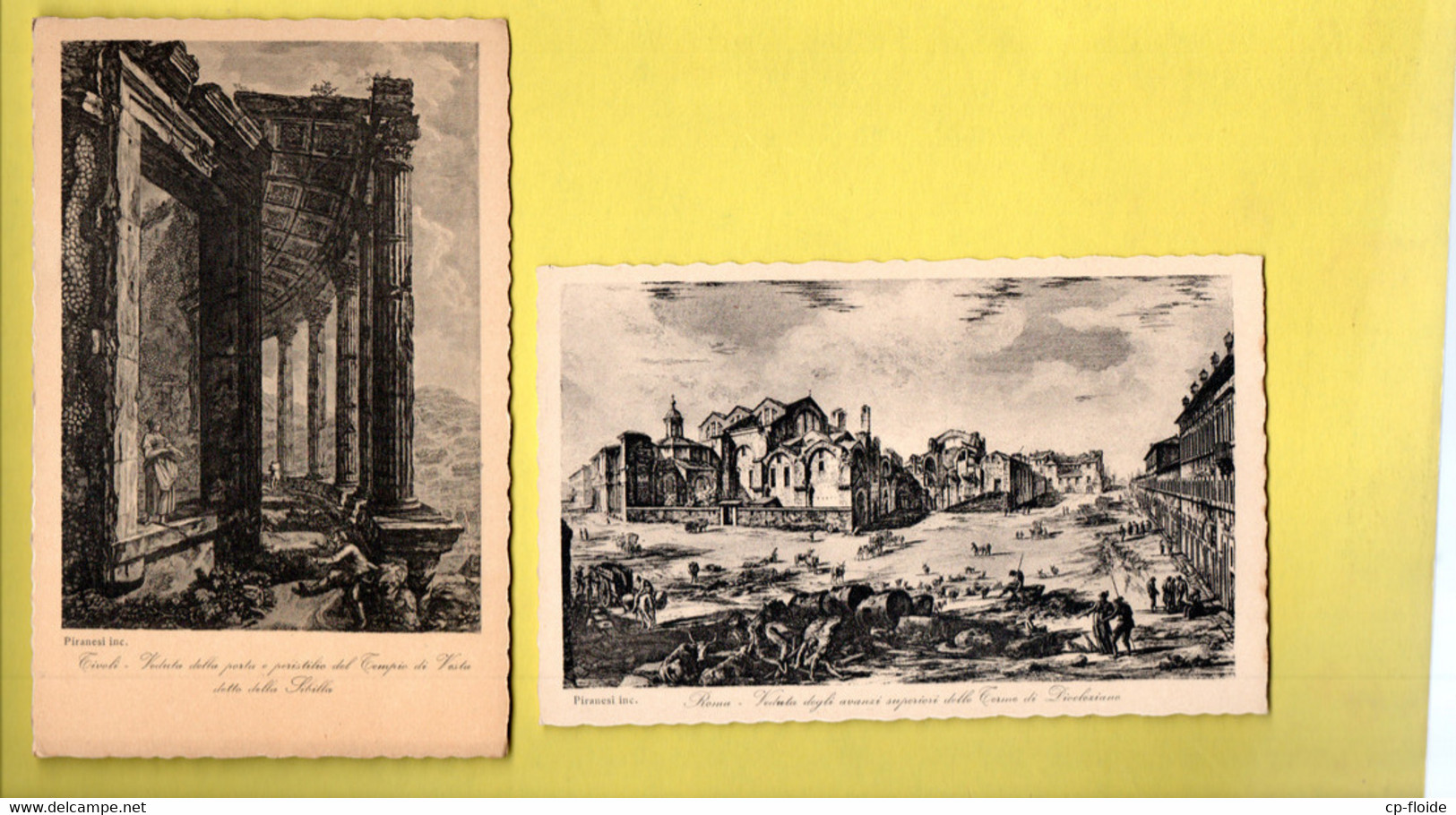 ITALIE . ROMA ANTICA . Inc. PIRANESI . 40 CARTOLINE . EDIZ. BRUNNER & C.- Réf. n°31638 -