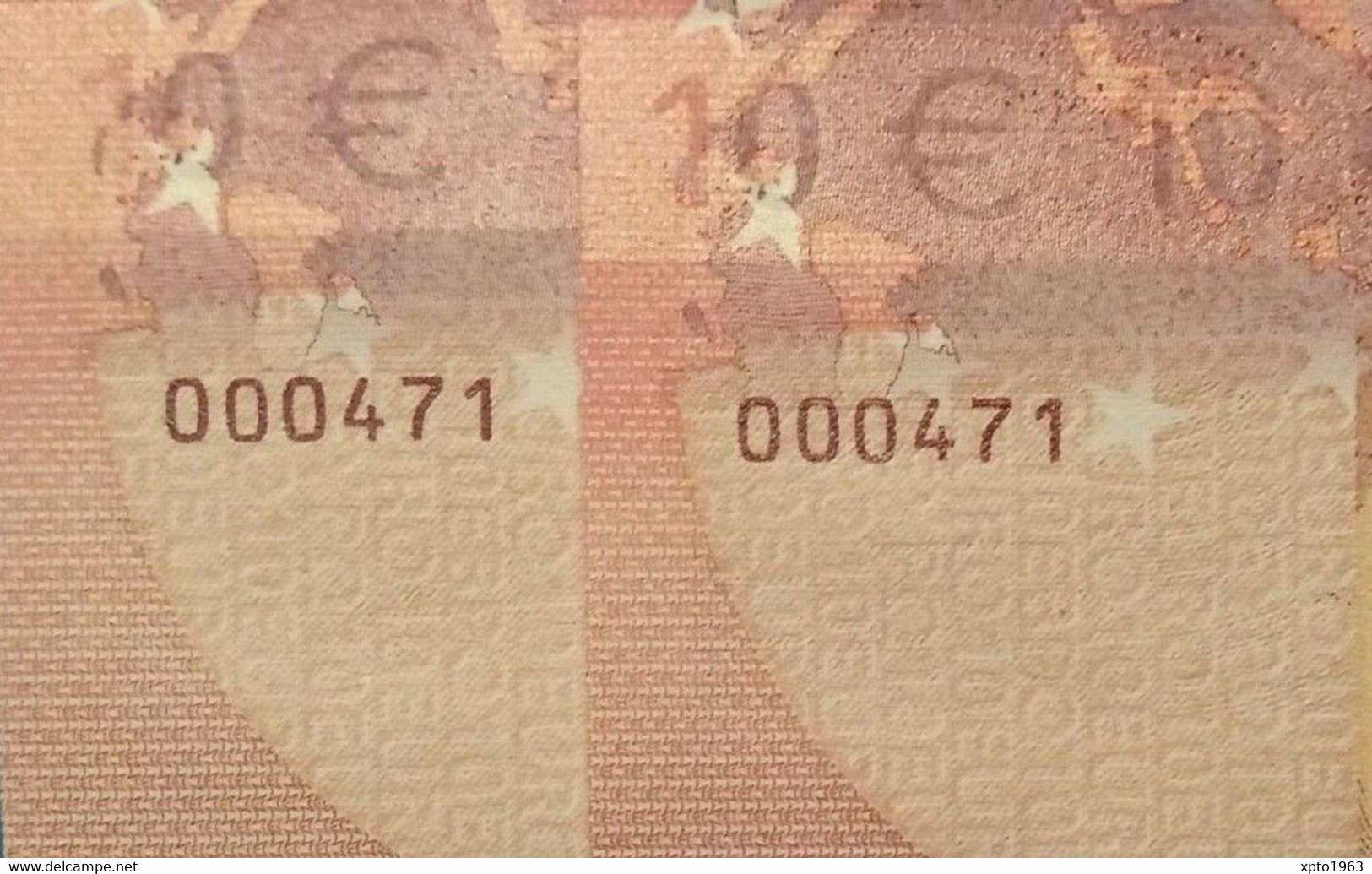 2x 10 EURO - GREECE -  Y002 - YA140 0 000471 / YA140 9 000471  - FDS - UNC - NEUF - 10 Euro