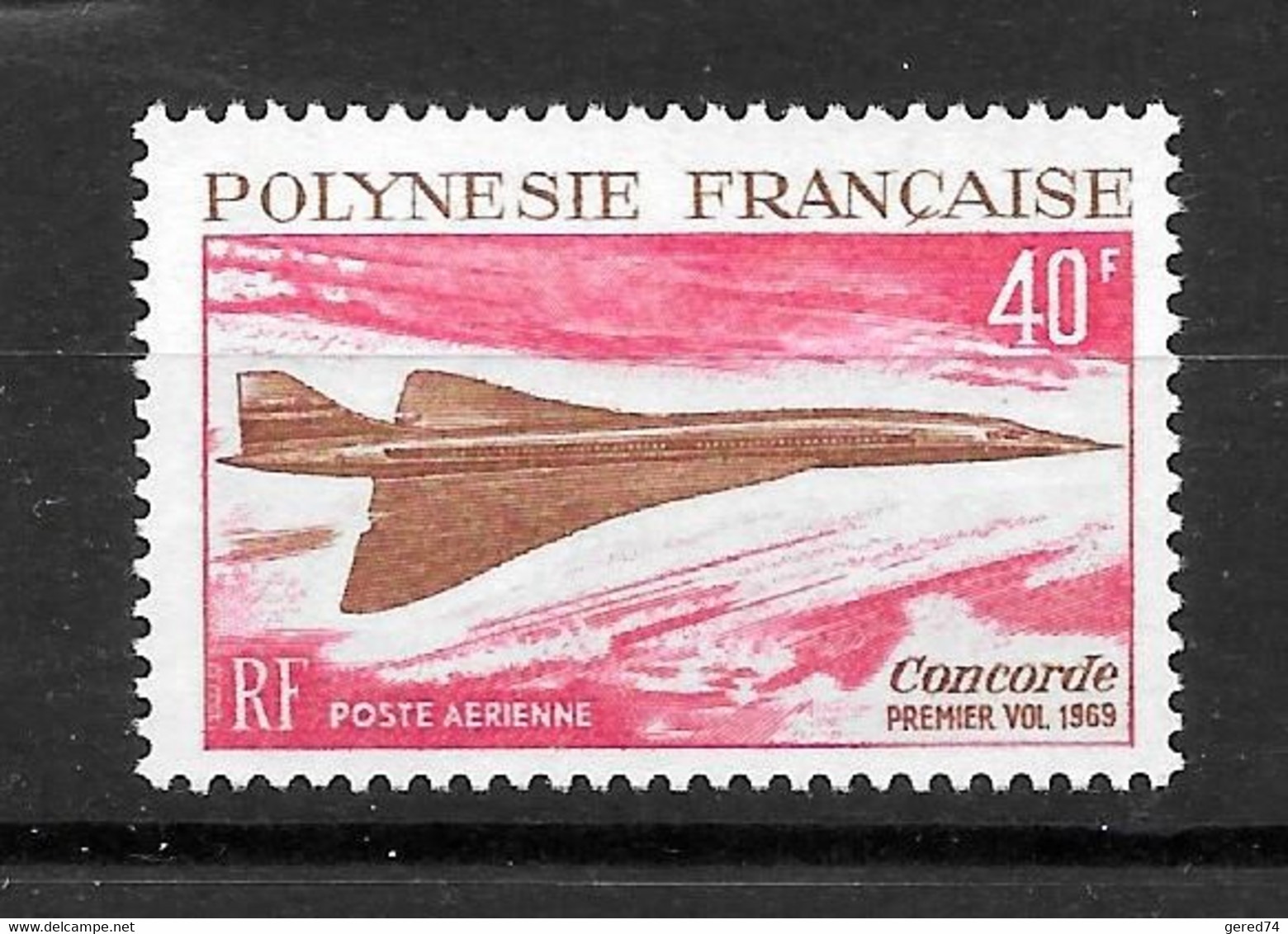 Polynésie Française : Poste Aérienne "Concorde" N° 27 ** (cote 66,oo €) - Neufs