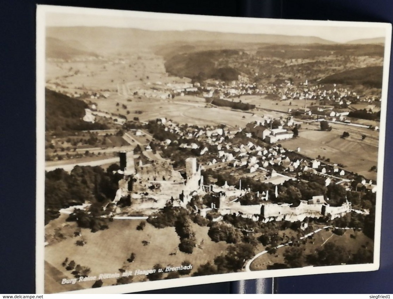 AK   Deutschland  Lörrach Burg Rötteln Mit Haagen Und Brombach Zeitraum 1935 - Loerrach